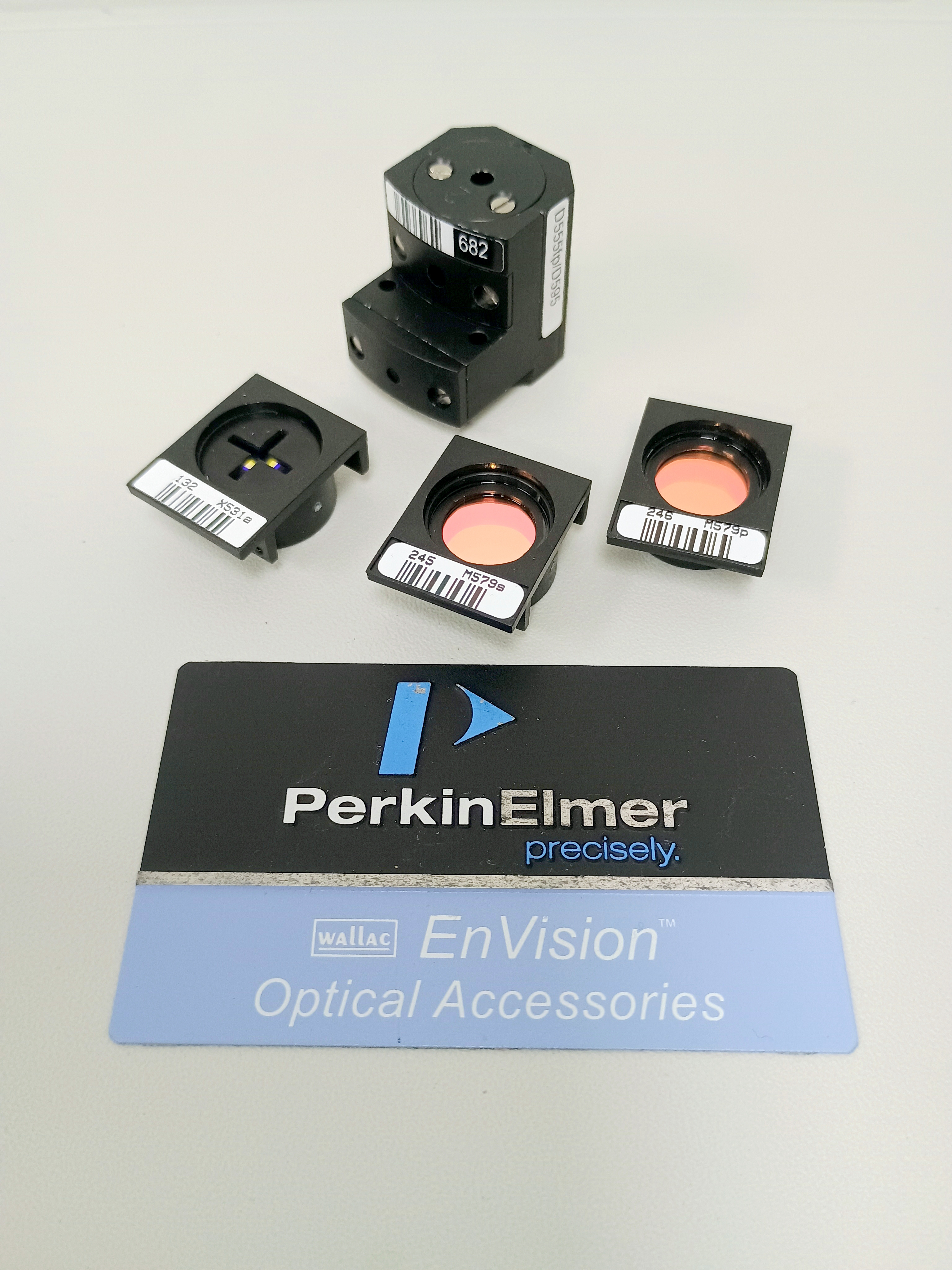 Used Perkin Elmer / Revvity EnVision TAMRA Acyclo Prime SNP FP Dual Filter Set #2100-8490