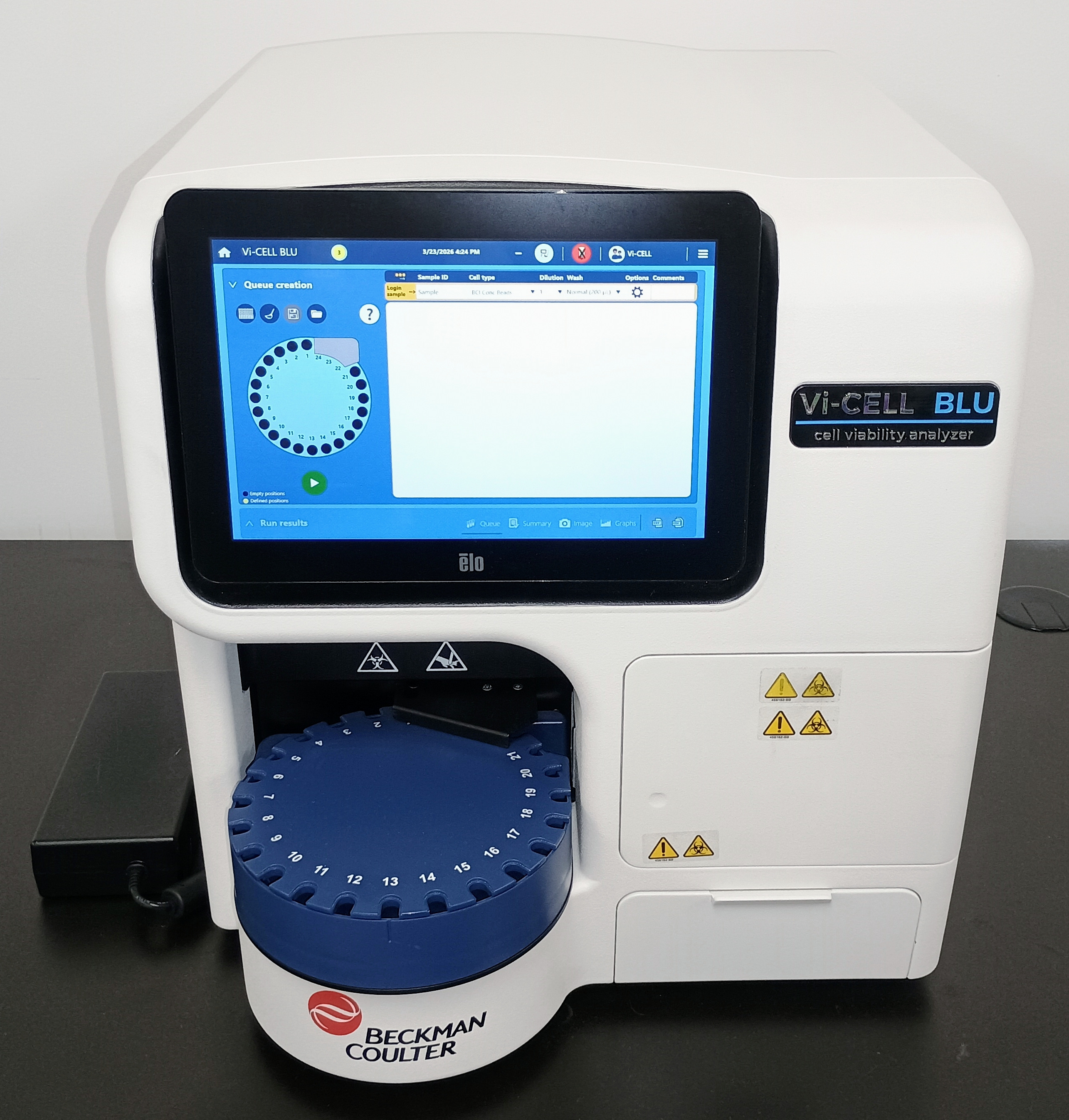 Used Beckman Vi-CELL BLU Cell Viability Analyzer