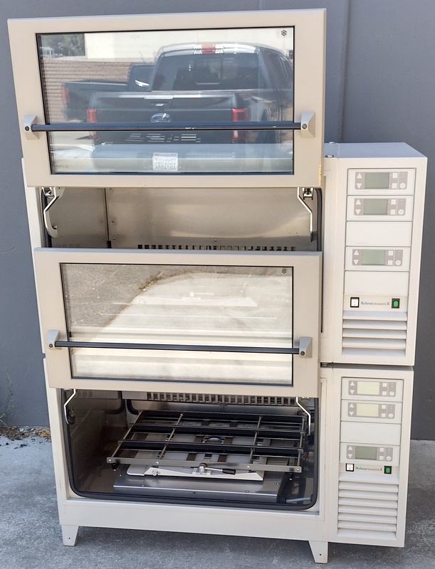 Refurbished Kuhner Climo-Shaker ISF1-X Floor Model Incubator Shaker Double Stack with Refrigeration/Humidity