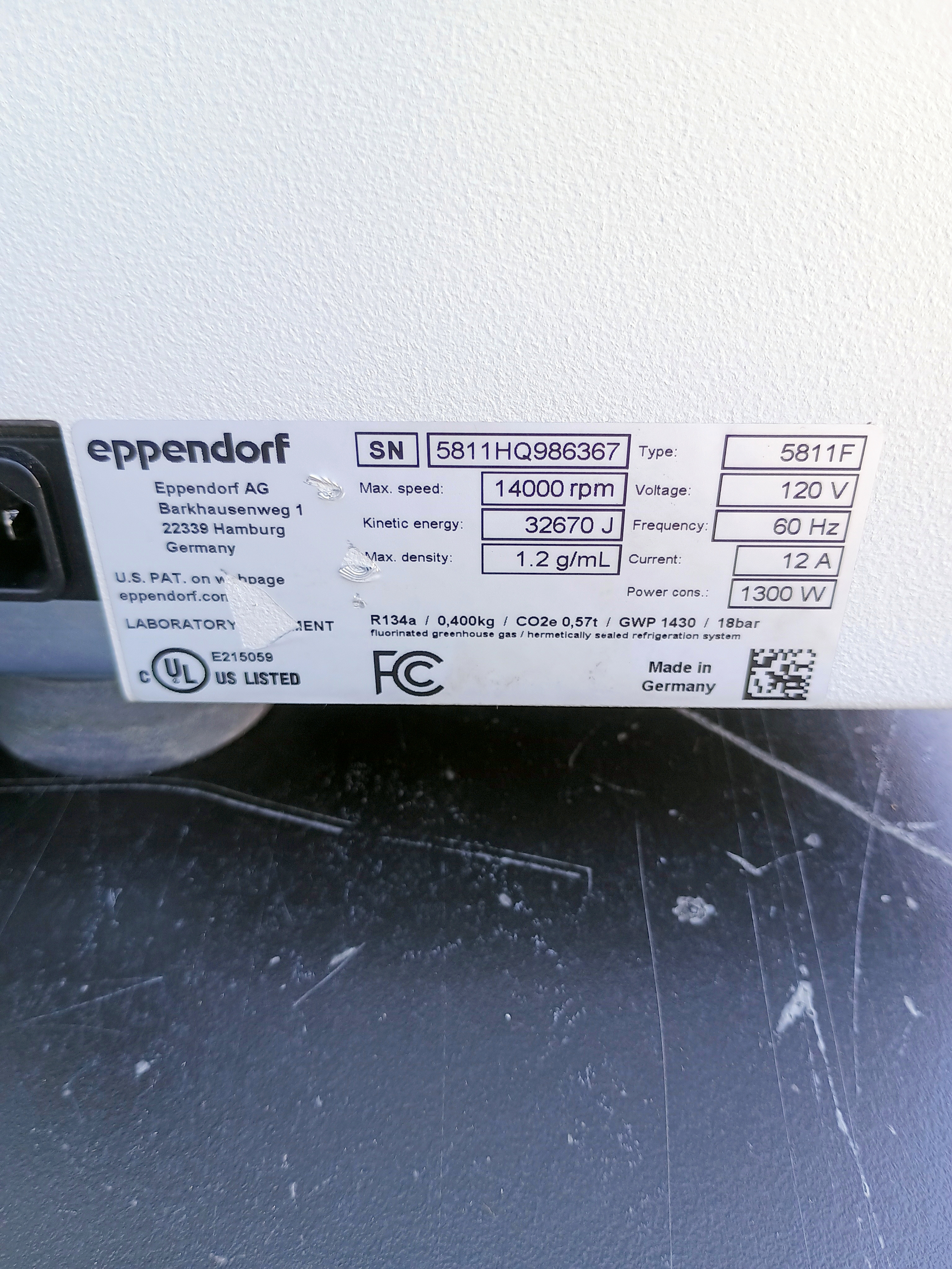 Refurbished Eppendorf 5810R Refrigerated Benchtop Centrifuge with A-4-81 Rotor