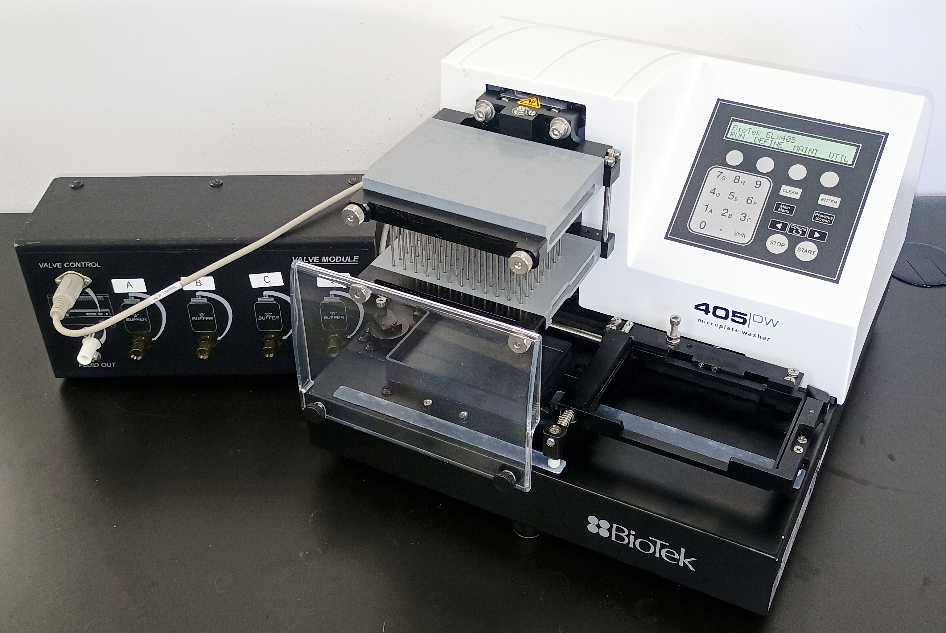 Refurbished BioTek ELx405UD Deep Well Microplate Washer w/ Valve Module