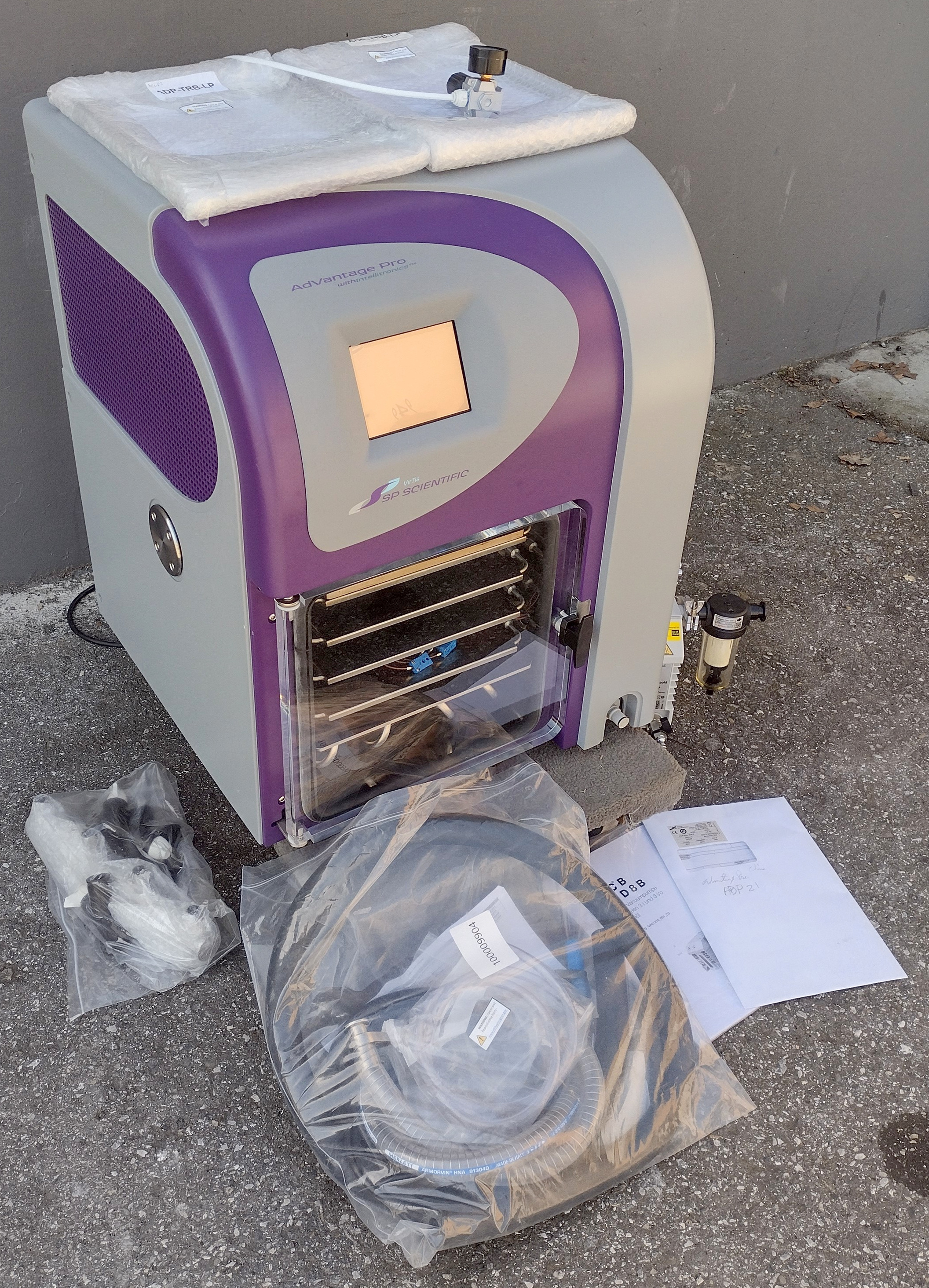 Used SP Scientific AdVantage Pro ADP-S3EL-EVA-X Freeze Dryer / Lyophilizer with Stoppering