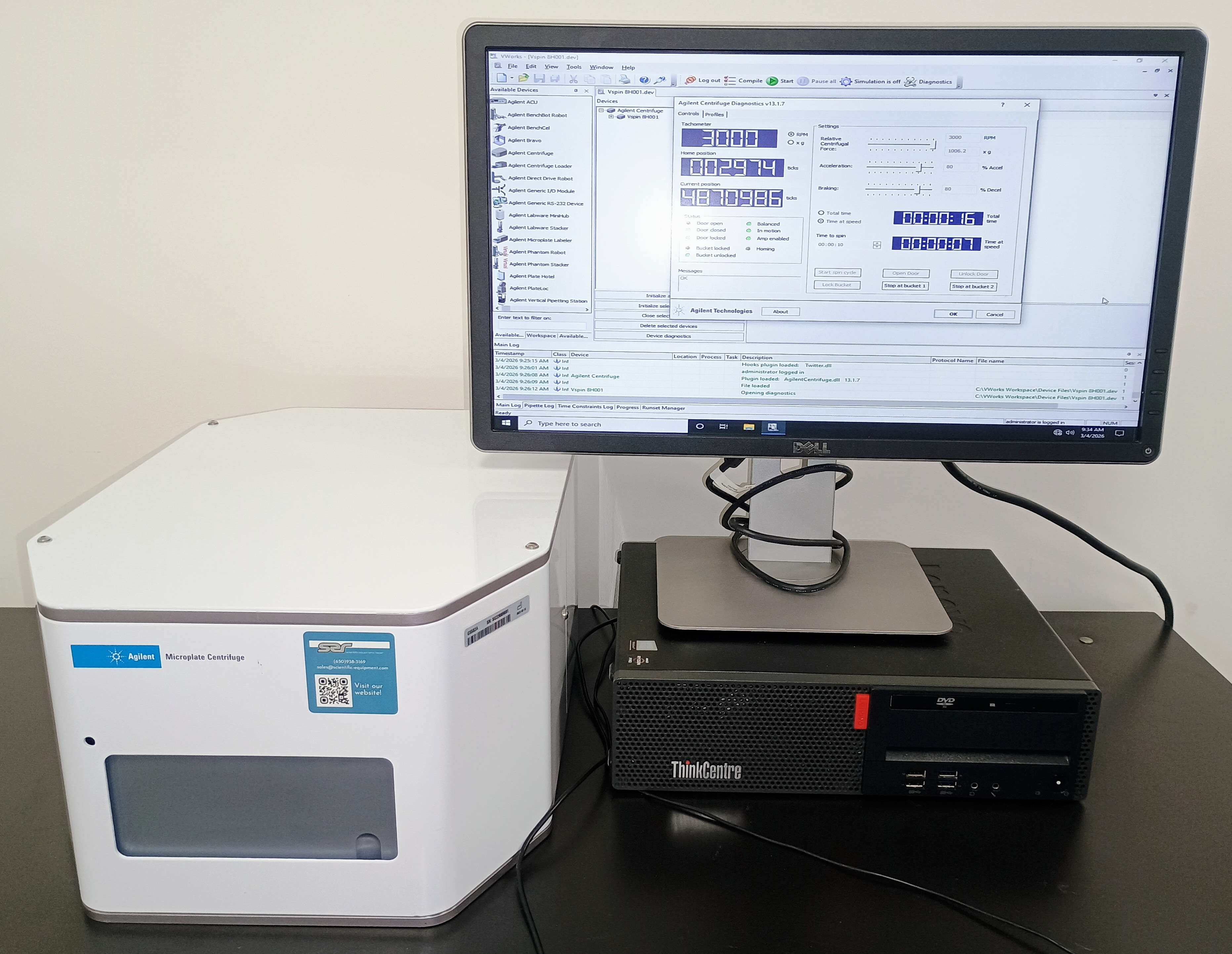 Refurbished Agilent VSpin Microplate Centrifuge