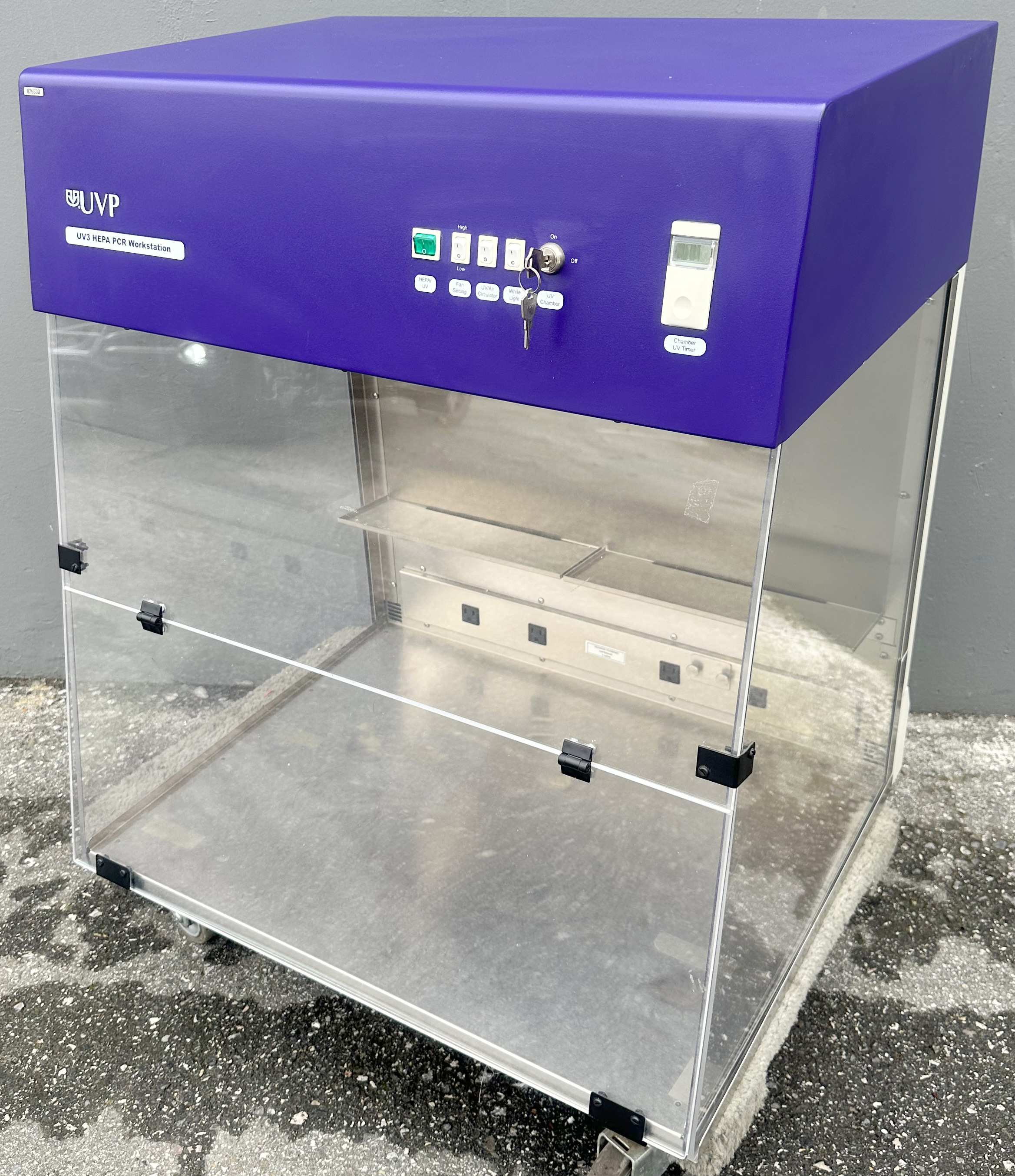 Used UV3 HEPA PCR Workstation