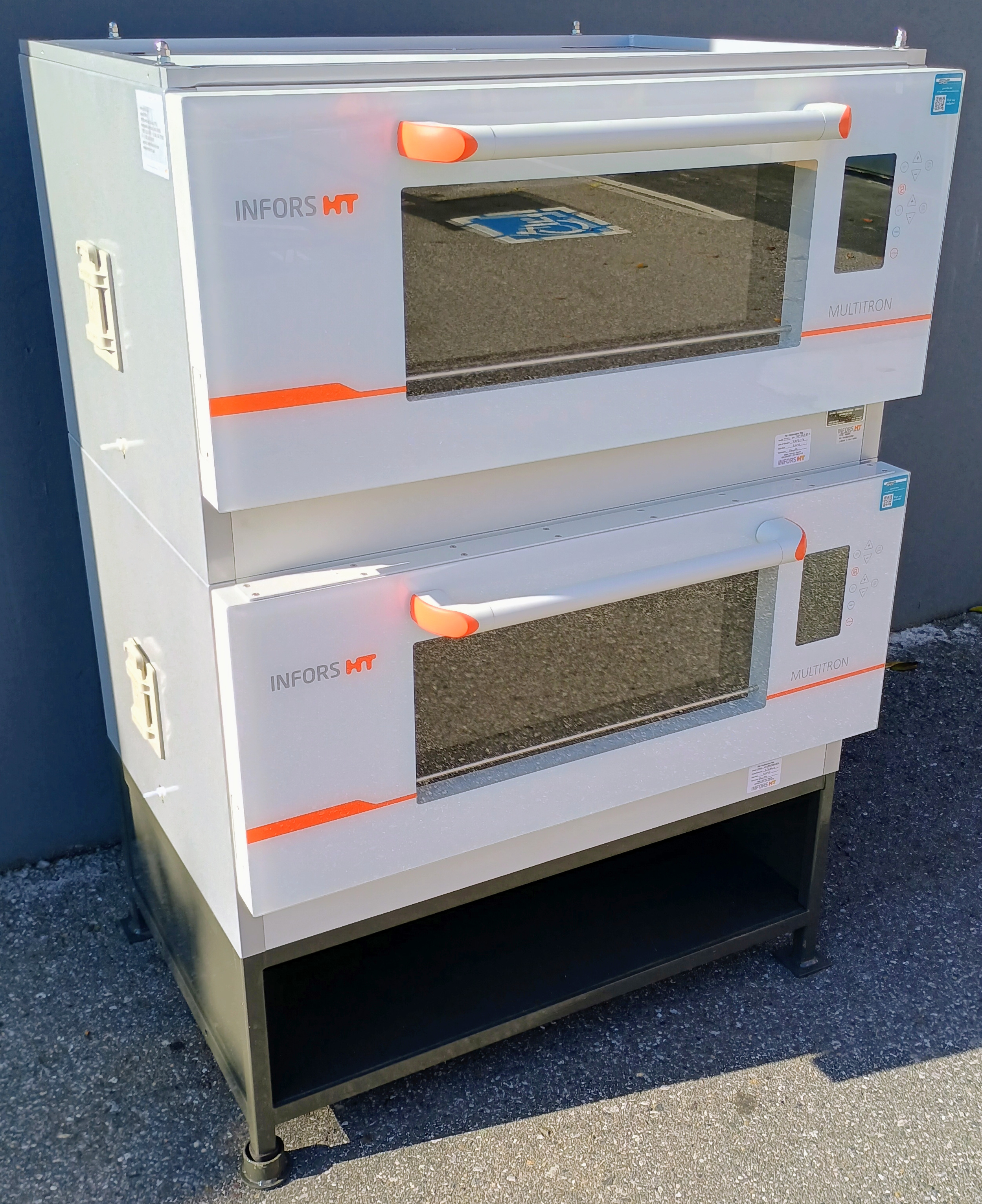Used Infors HT Multitron HT4 Incubator Shaker Double Stack with CO2/Humidity