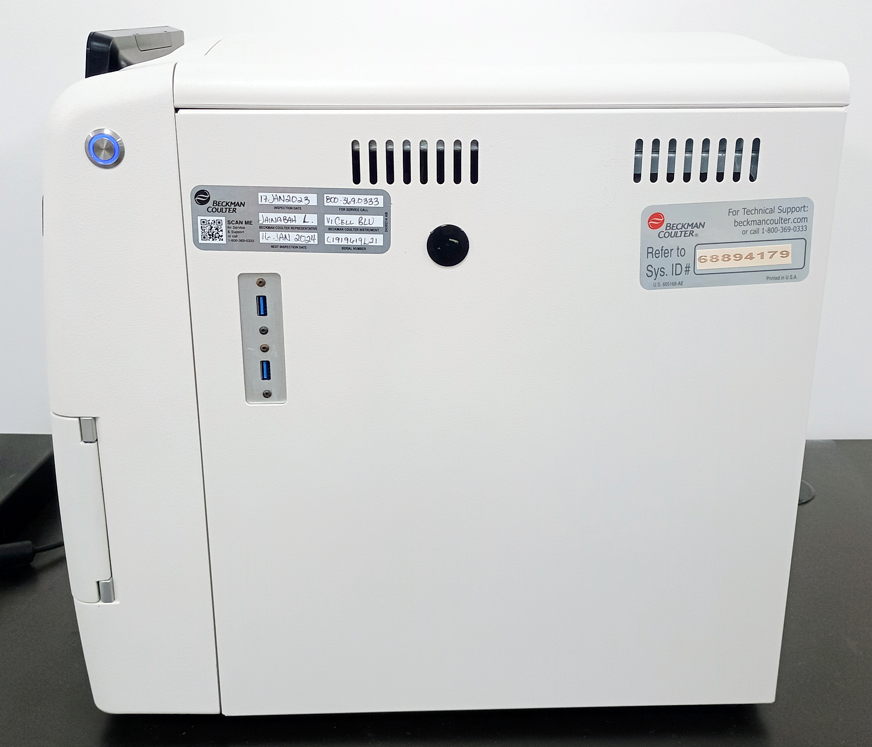 Used Beckman Vi-CELL BLU Cell Viability Analyzer