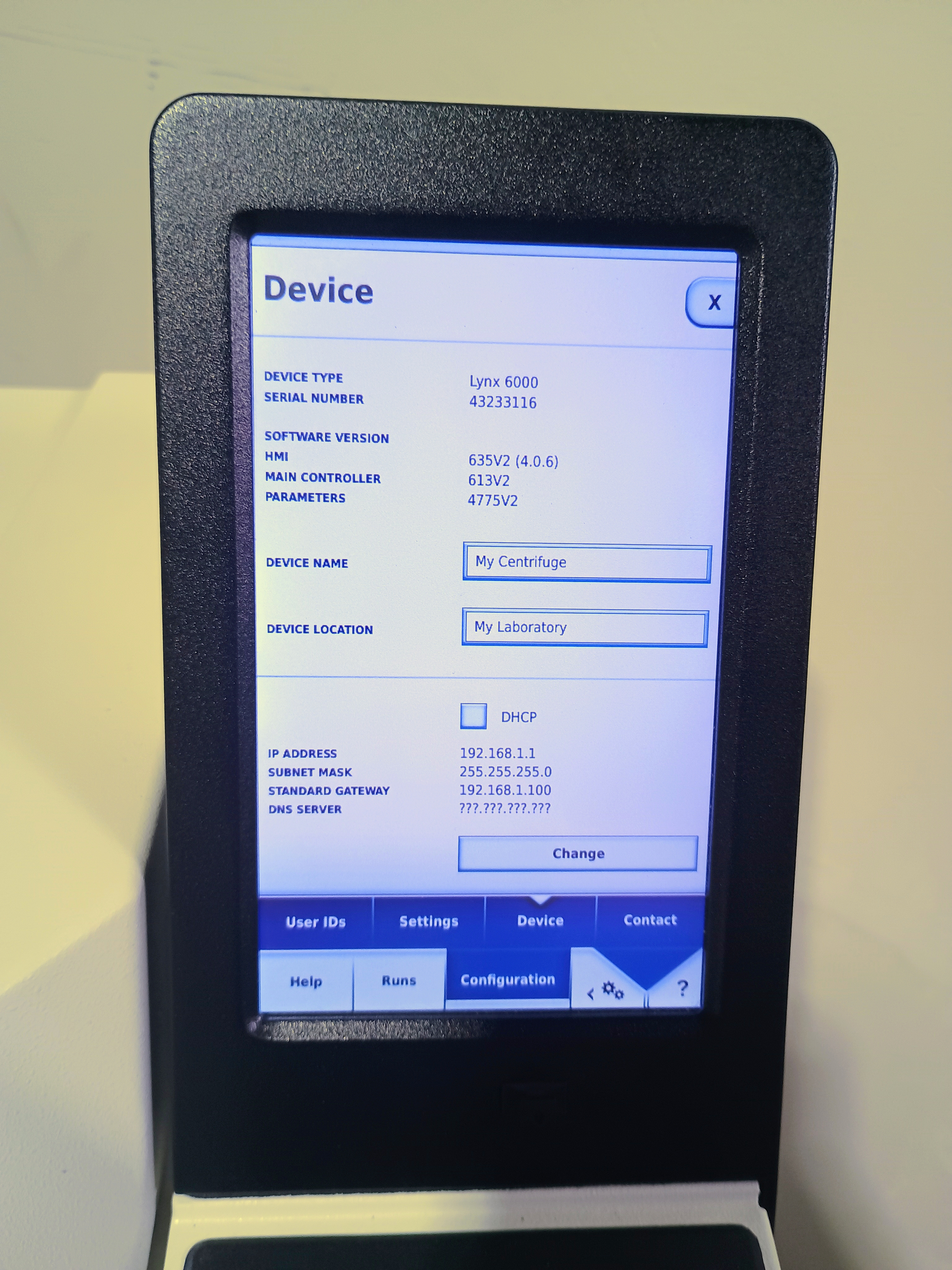 Refurbished Thermo LYNX 6000 Refrigerated Superspeed Floor Model Centrifuge