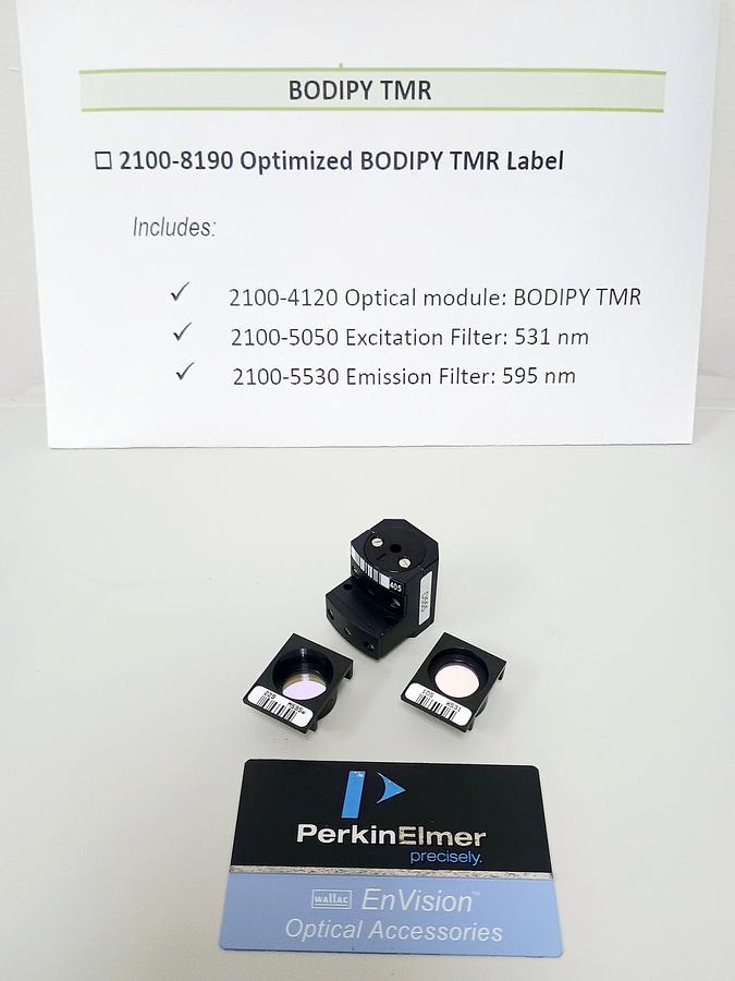 Used Perkin Elmer / Revvity BODIPY TMR Filter Set #2100-4120