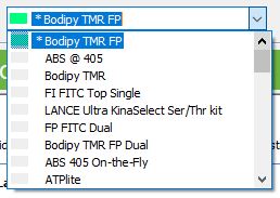 Used Perkin Elmer / Revvity BODIPY TMR FP Filter Set #2100-8030