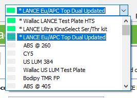 Used Perkin Elmer / Revvity LANCE 320 Dual Filter Set #2100-8050