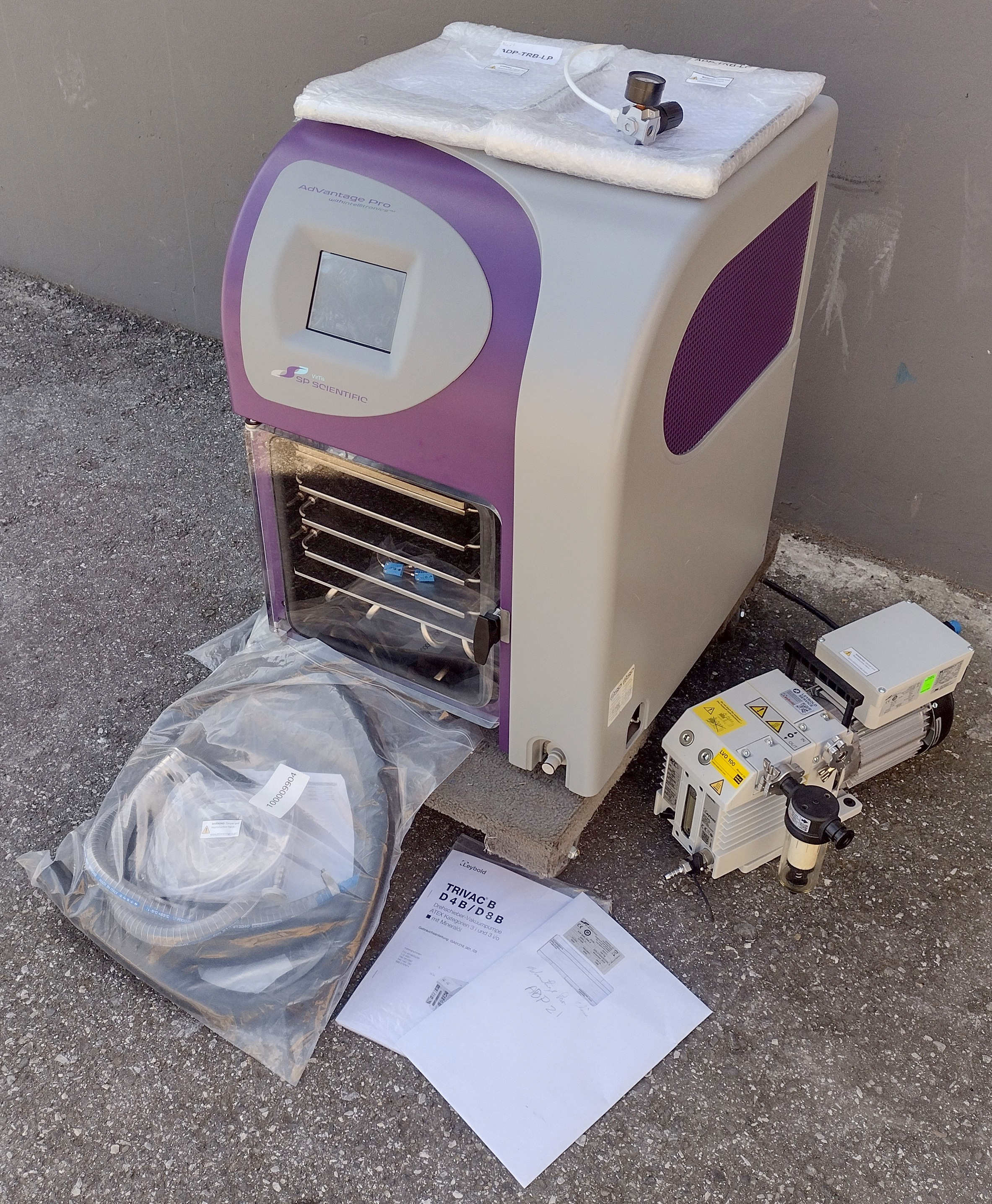 Used SP Scientific AdVantage Pro ADP-S3EL-EVA-X Freeze Dryer / Lyophilizer with Stoppering