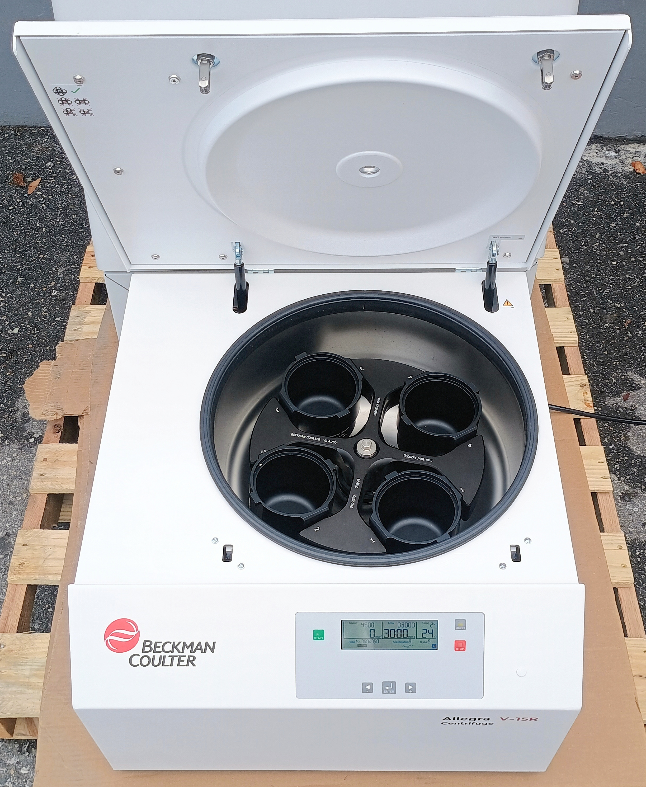 Refurbished Beckman Allegra V-15R Refrigerated Benchtop Centrifuge w/ VS 4.750 Rotor