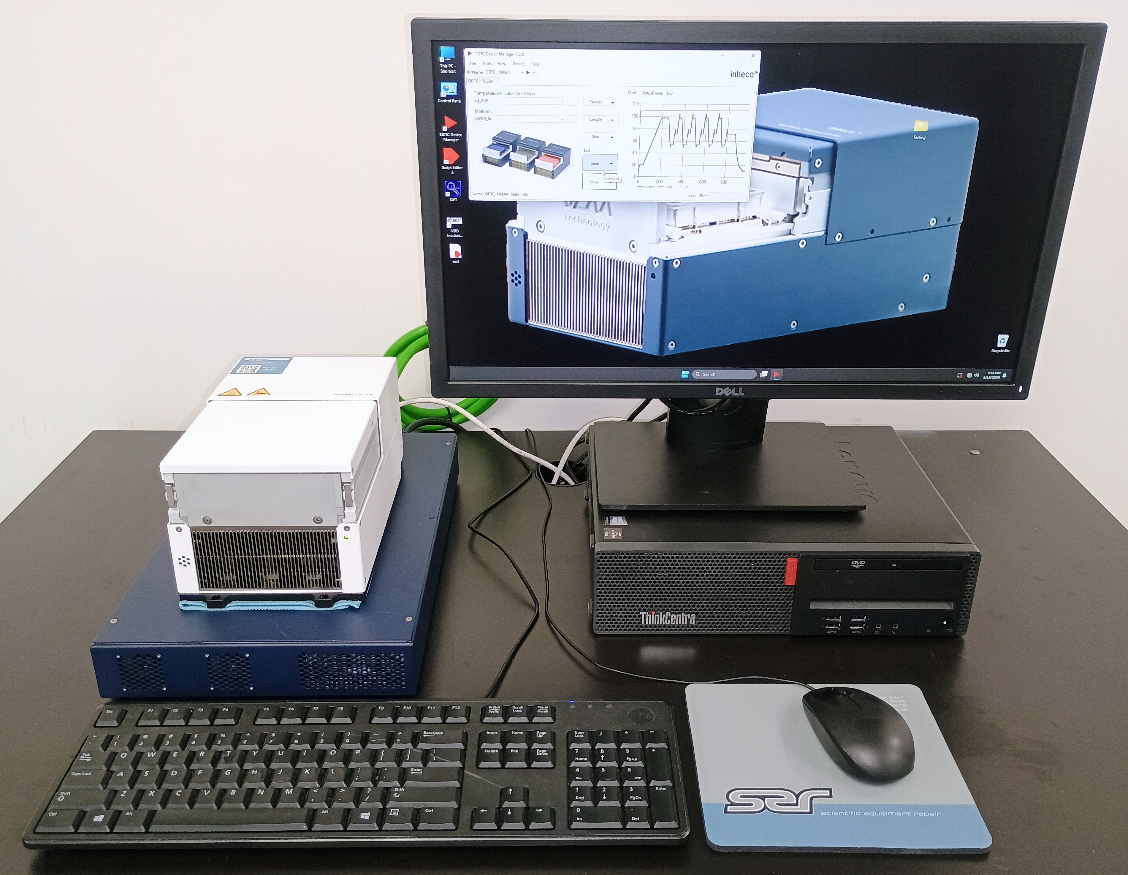 Refurbished Inheco ODTC 96 On-Deck Thermal Cycler w/ Power & Control Unit + PC Software