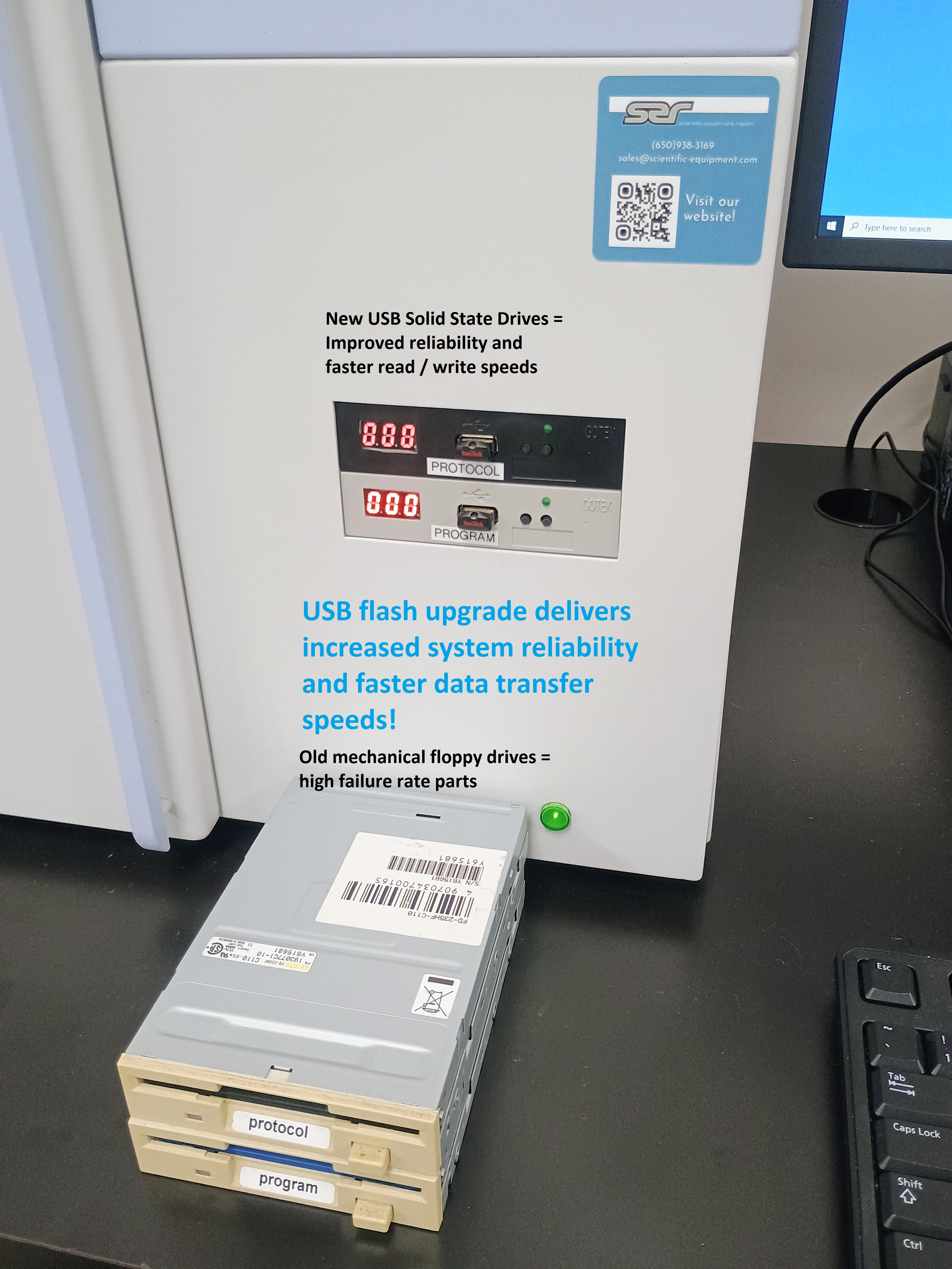 Refurbished Perkin Elmer Wallac Microbeta TriLux 1450 LSC & Luminescence Counter with 3-Detectors