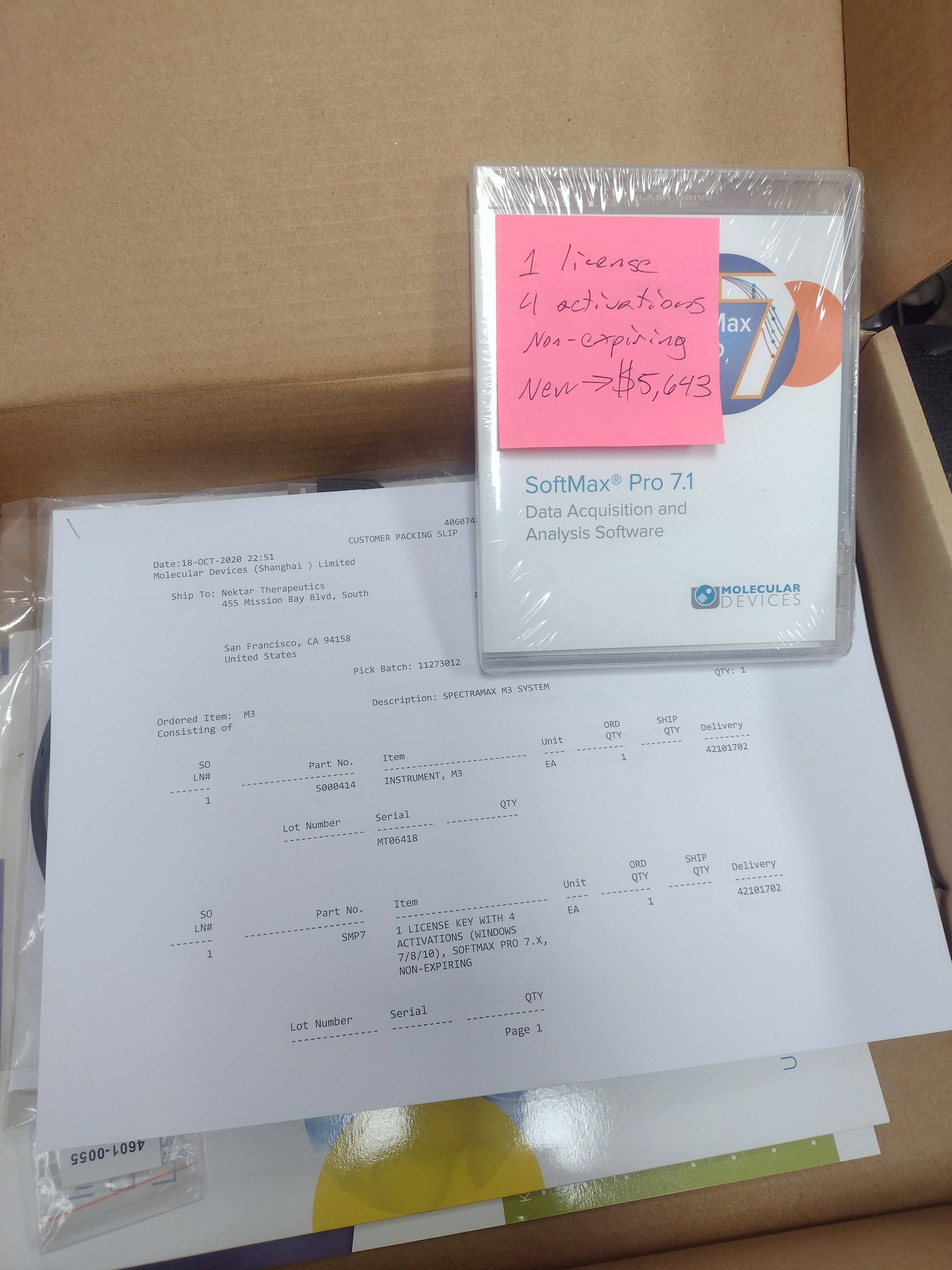 Used Molecular Devices SpectraMax M3 Multimode Microplate Reader