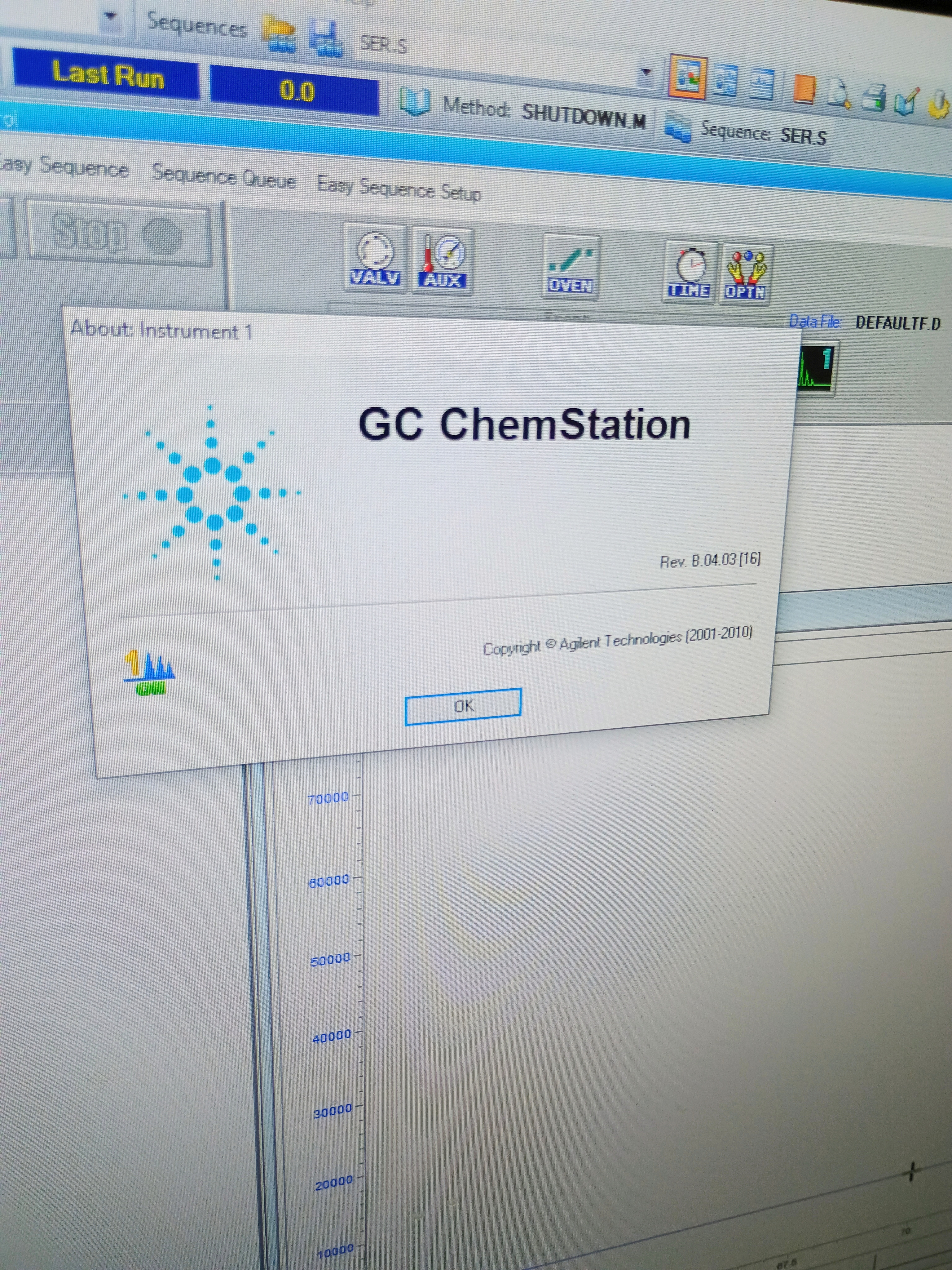 Used 6850A GC Gas Chromatograph