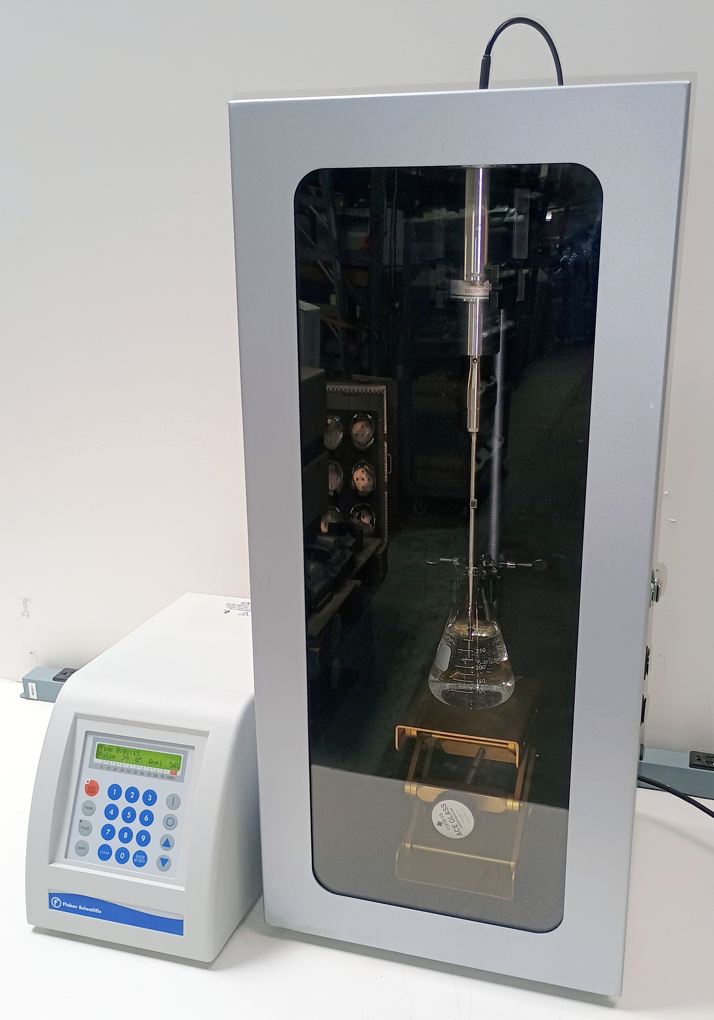 Refurbished Fisher FB505 Sonic Dismembrator Homogenizer with Sound Enclosure