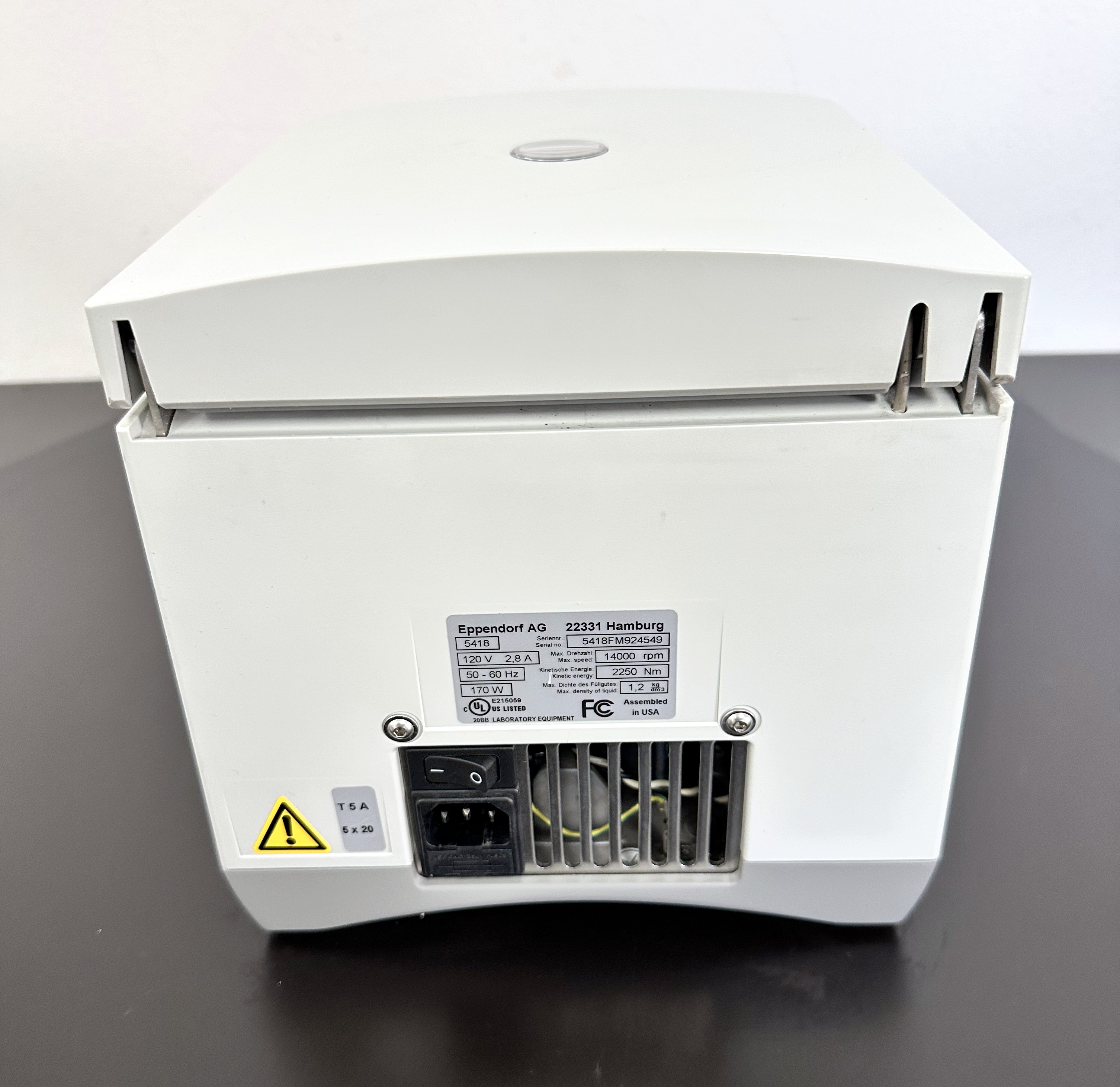 Refurbished Eppendorf 5418 Benchtop Microcentrifuge