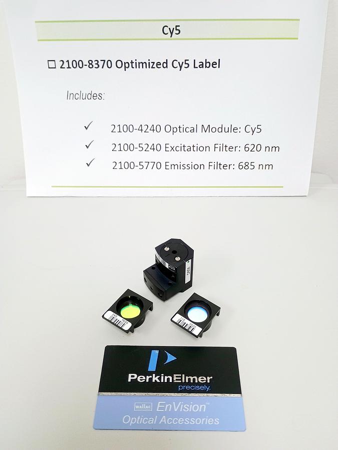 Used Perkin Elmer / Revvity CY5 Filter Set #2100-8370