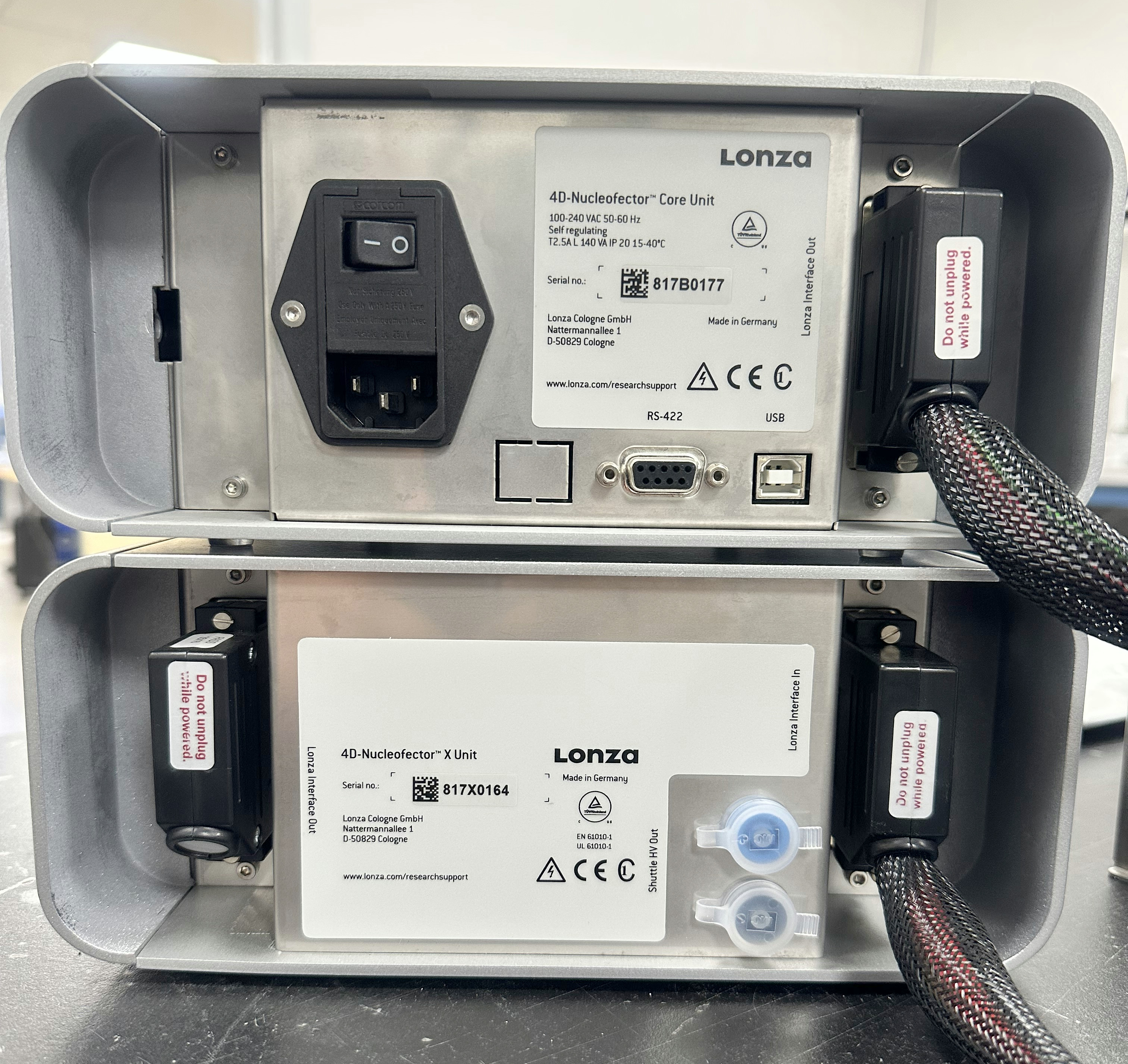 Refurbished 4D-Nucleofector Transfection System - Core Unit and X Unit