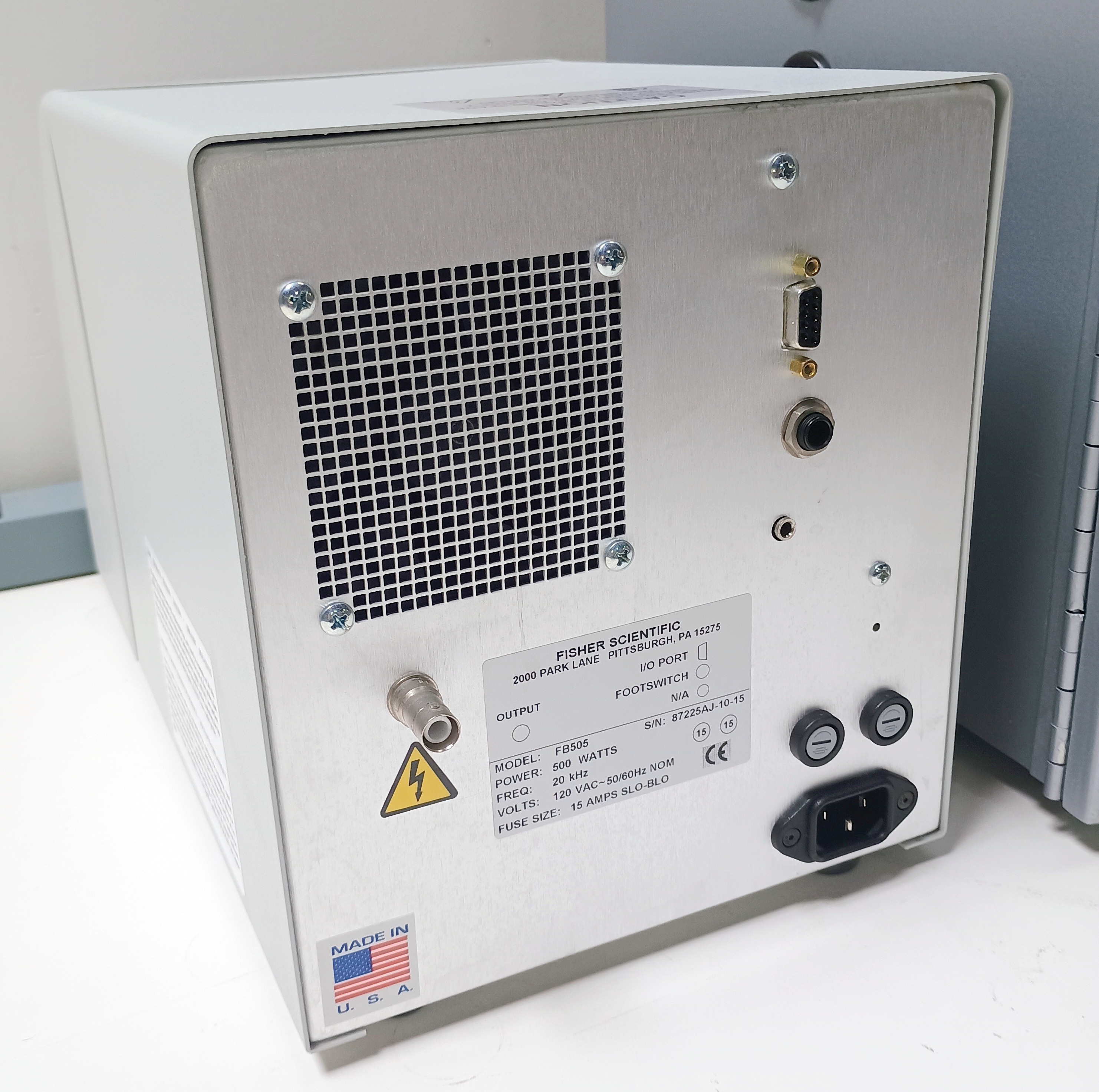 Refurbished Fisher FB505 Sonic Dismembrator Homogenizer with Sound Enclosure