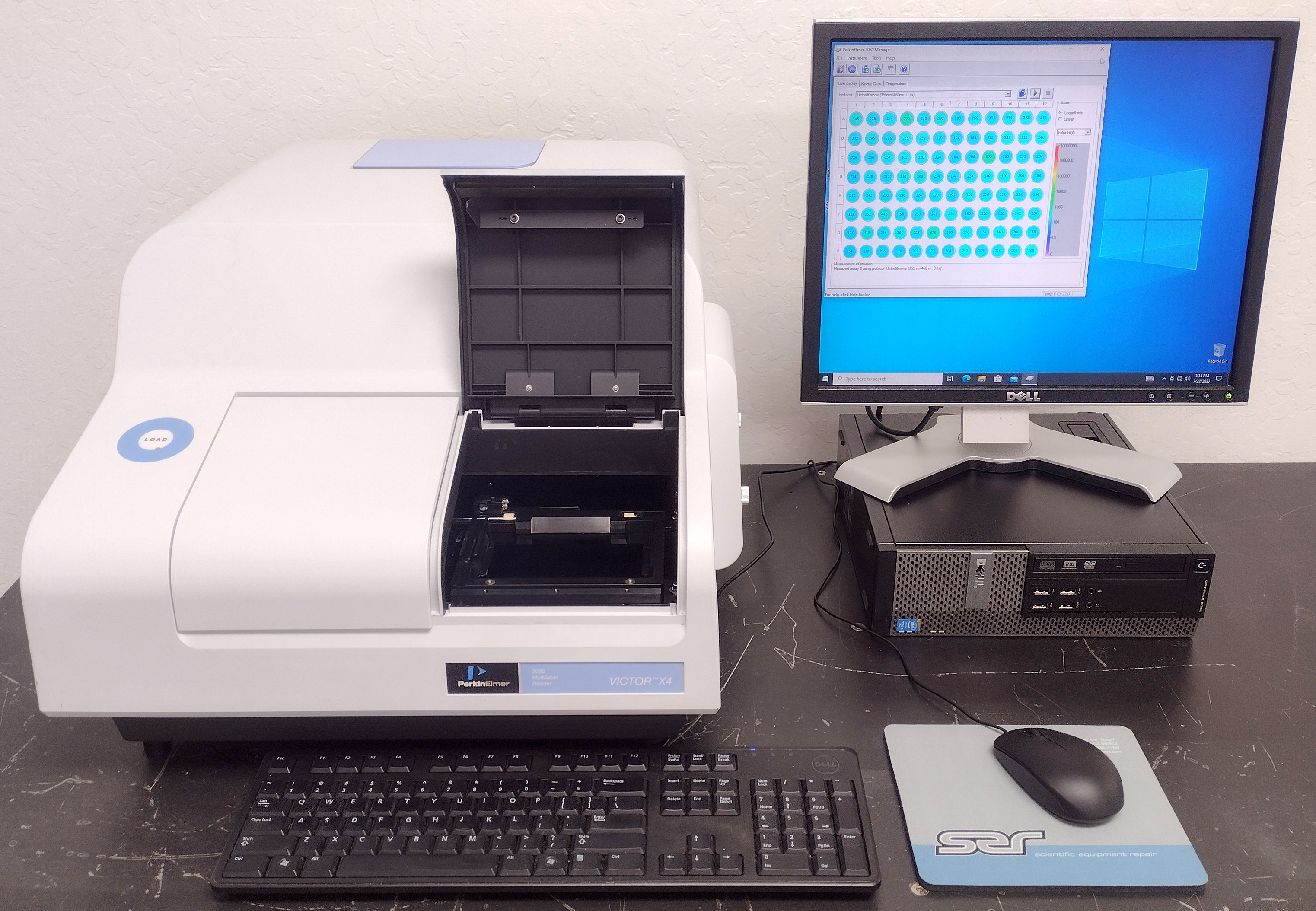 Used Perkin Elmer Victor X4 Multilabel Microplate Reader with TRF