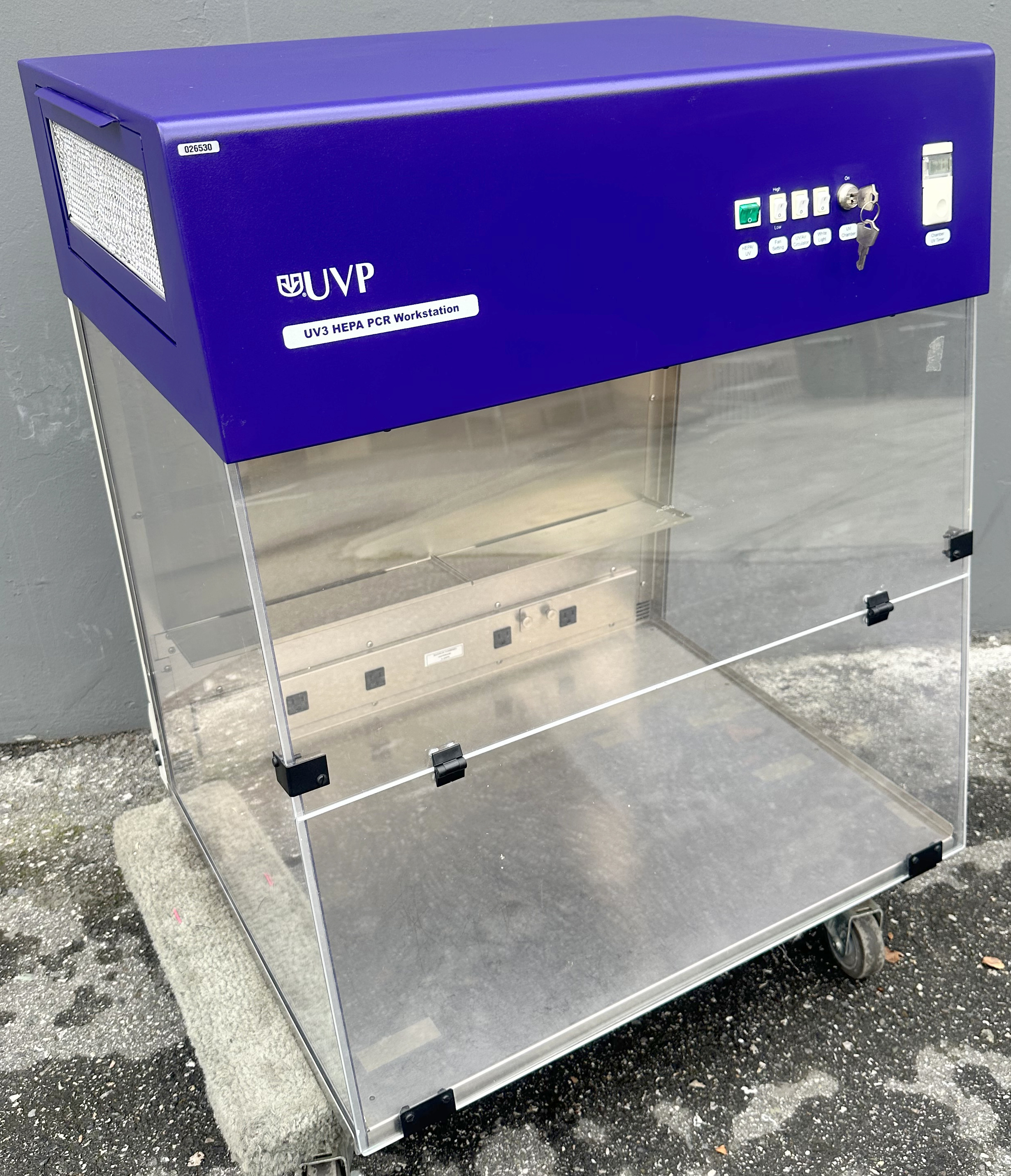 Used UV3 HEPA PCR Workstation