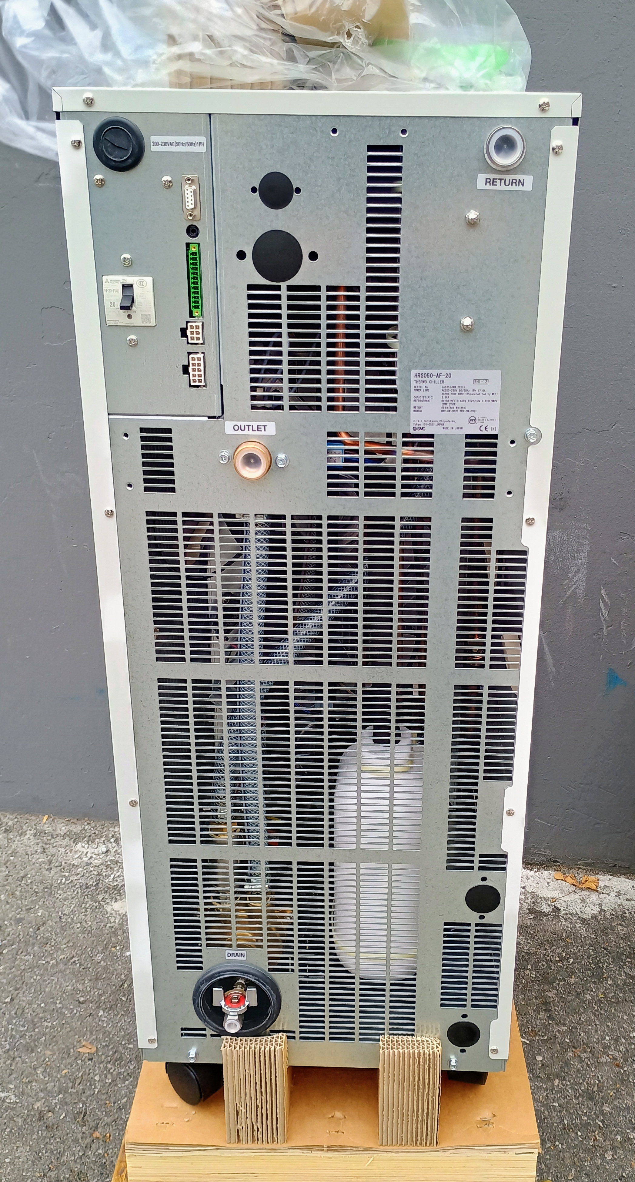 SMC HRS050-AF-20 Air Cooled Thermo Chiller