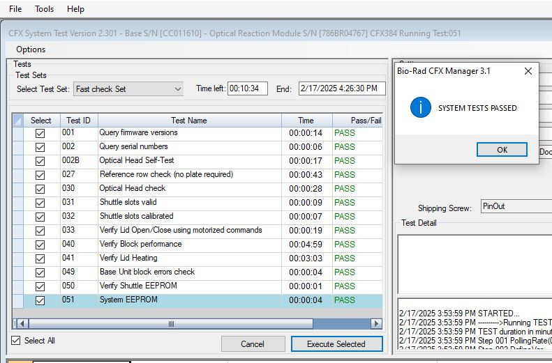 Refurbished Bio-Rad C1000 Thermal Cycler with CFX384 Real-Time PCR System