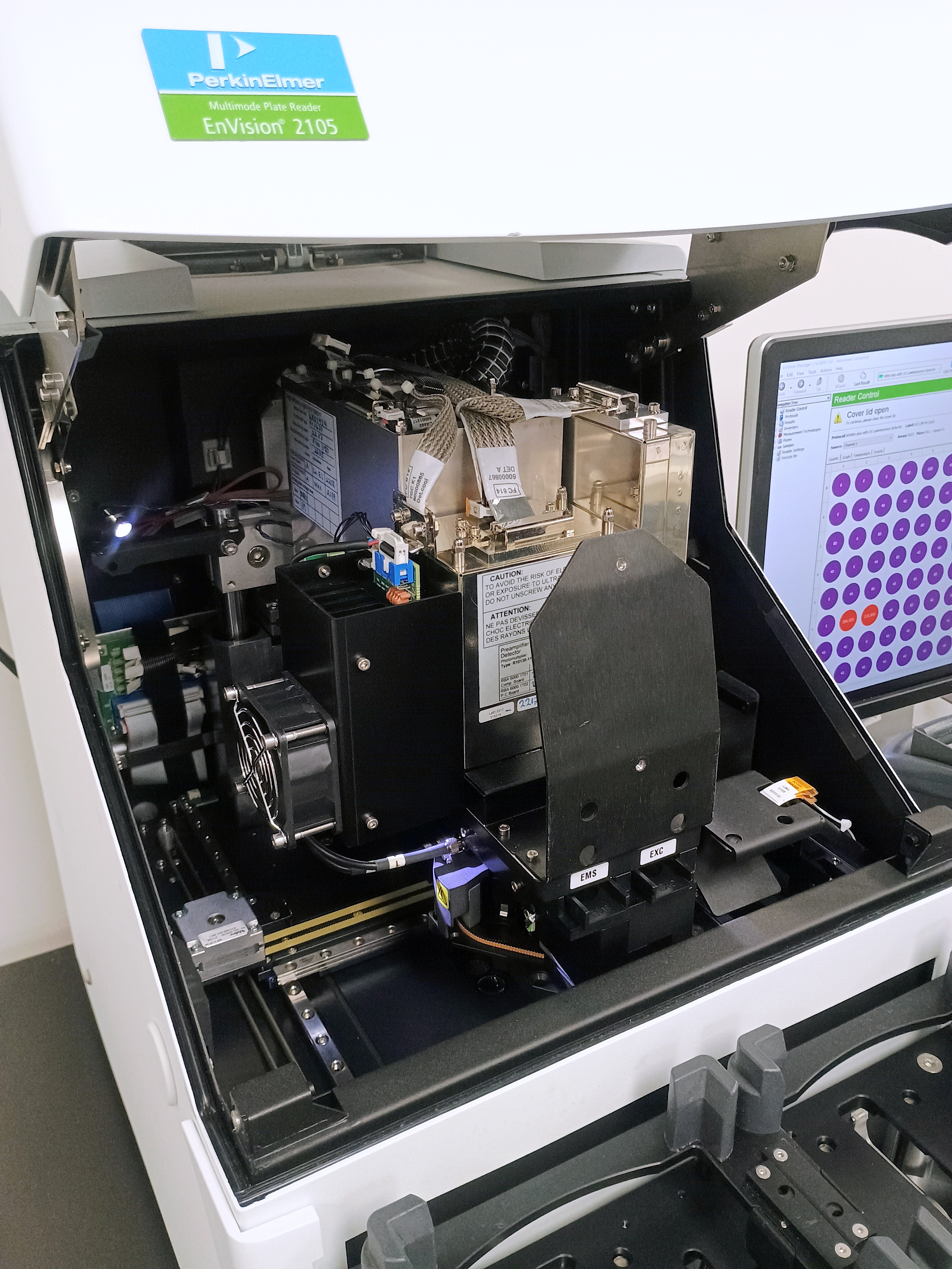 Refurbished Perkin Elmer / Revvity EnVision 2105 Multilabel Plate Reader w/ US Lumi