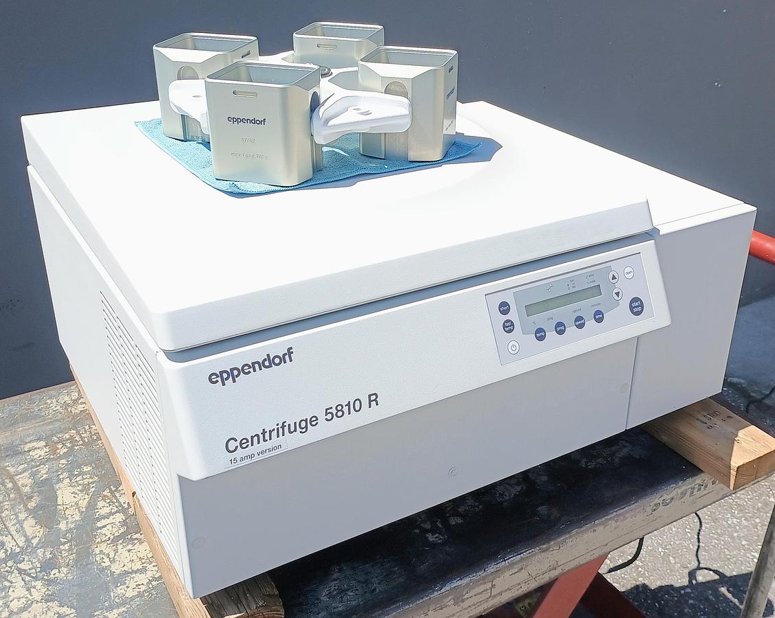Refurbished Eppendorf 5810R Refrigerated Benchtop Centrifuge with A-4-81 Rotor