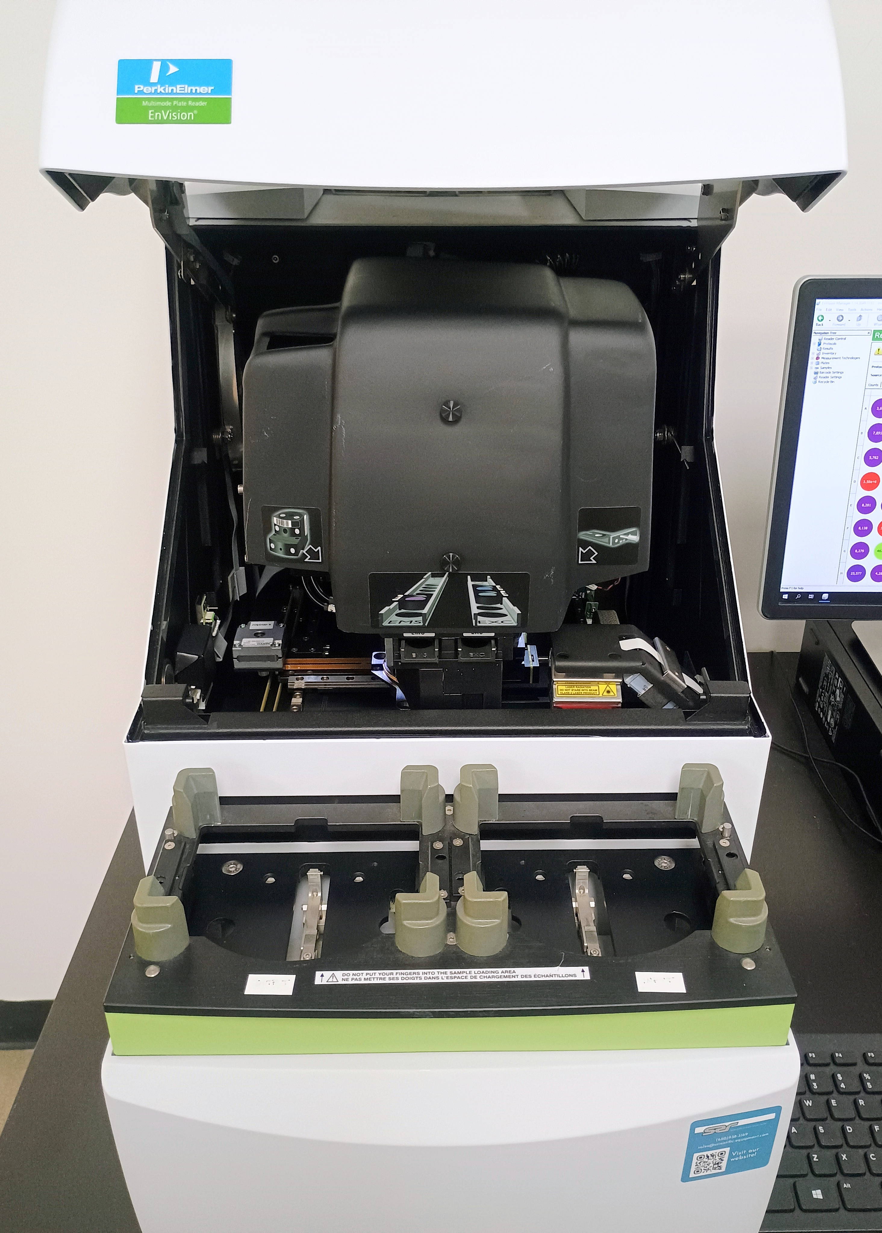 Refurbished Perkin Elmer / Revvity EnVision 2104 Multilabel Plate Reader w/ US Lumi