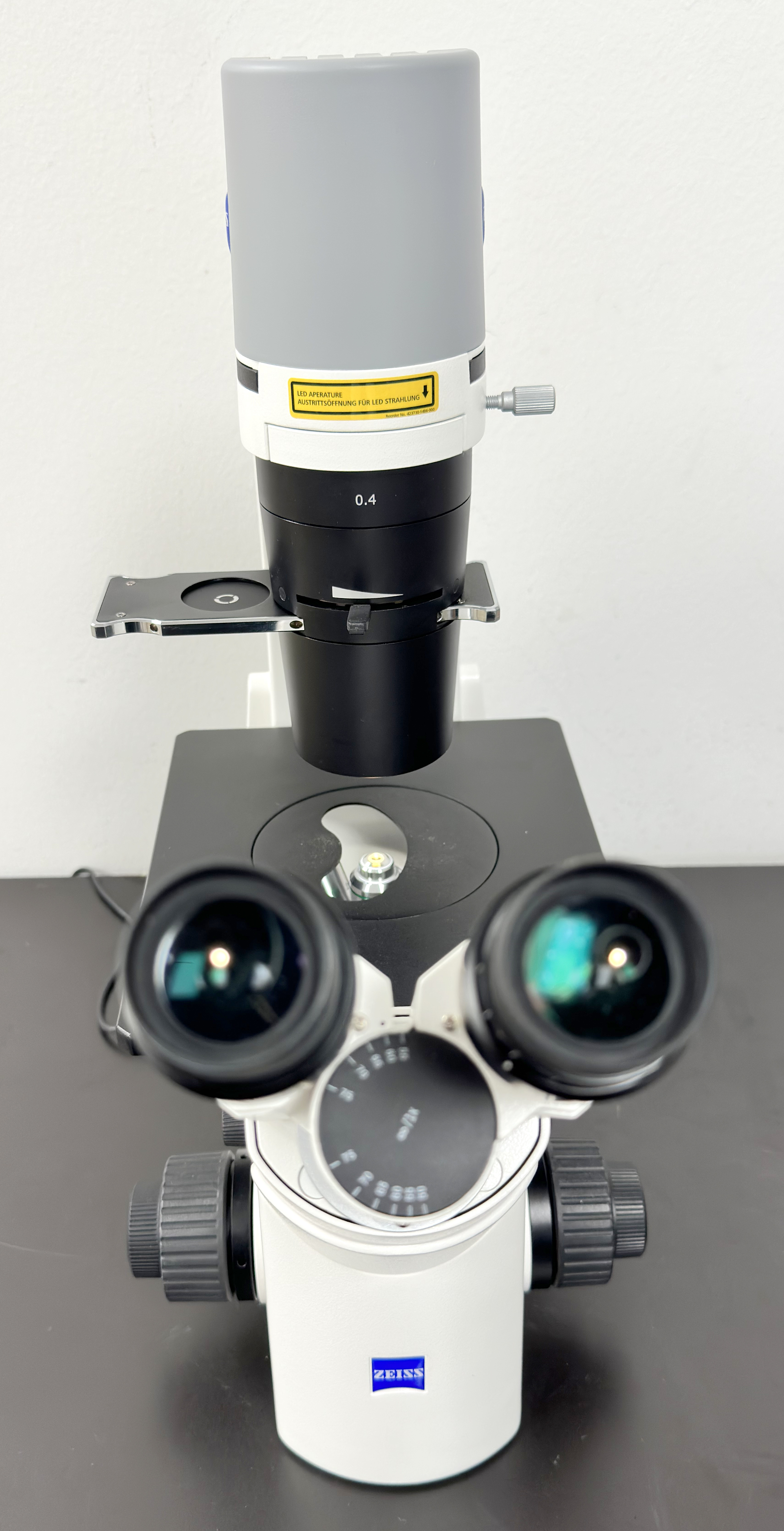 Refurbished Zeiss Primovert Inverted Phase Contrast Microscope