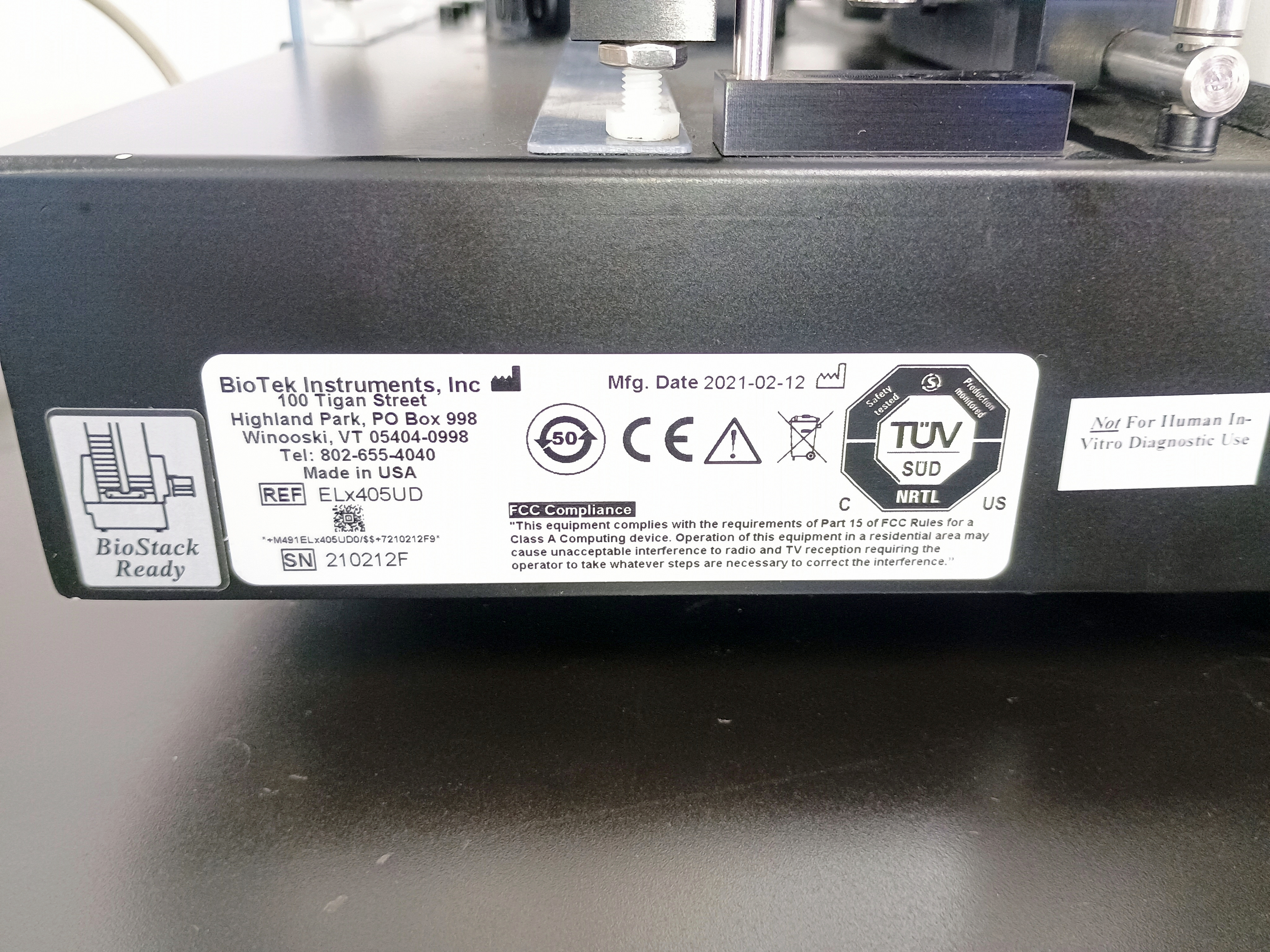 Refurbished BioTek ELx405UD Deep Well Microplate Washer w/ Valve Module