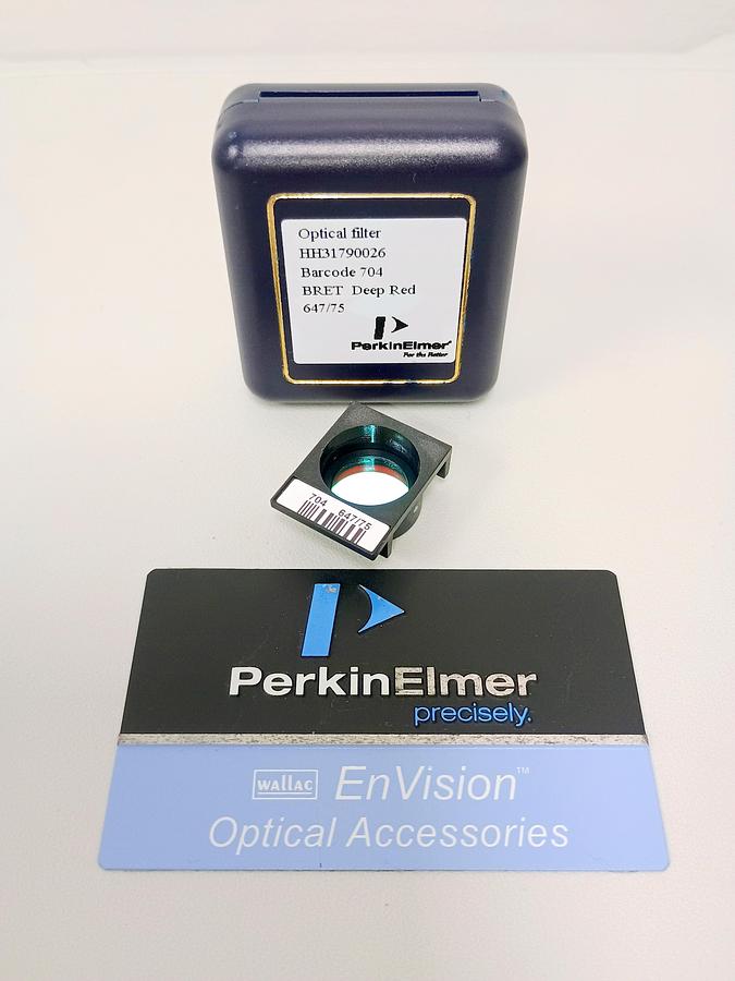 Used Perkin Elmer / Revvity EnVision BRET Deep Red 647/75 Emission Filter #2100-5970