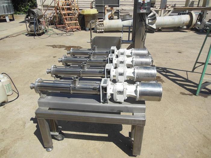 Used Pump, Moyno, 1/2 Hp, 2", S/st, Seepex, Size 5, #S742290