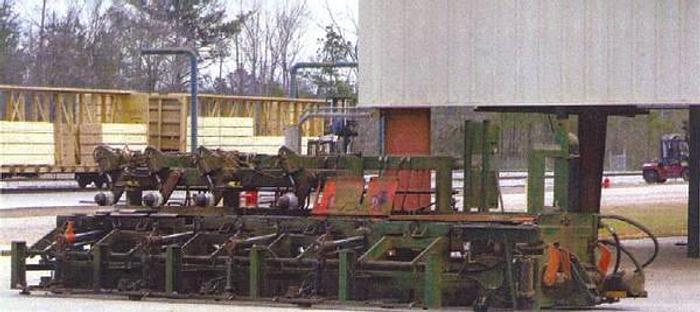 Used Hi-Tech LH Edger Optimizer Infeed Table