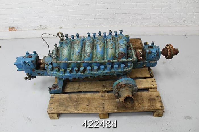 Used Goulds Model 3330 6-Stage Boiler Feed Pumps #42248