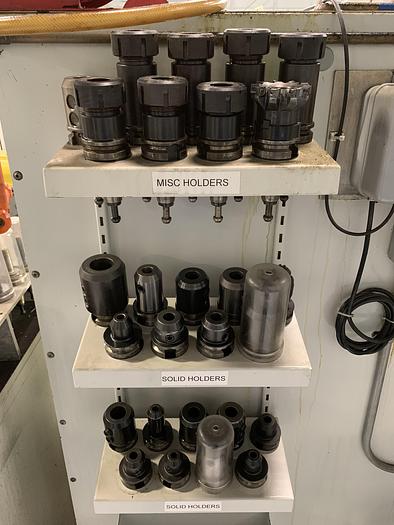 Used 2000 HAAS VF-5 4-Axis CNC Vertical Machining Center Updated 2018 HAAS Software Controls