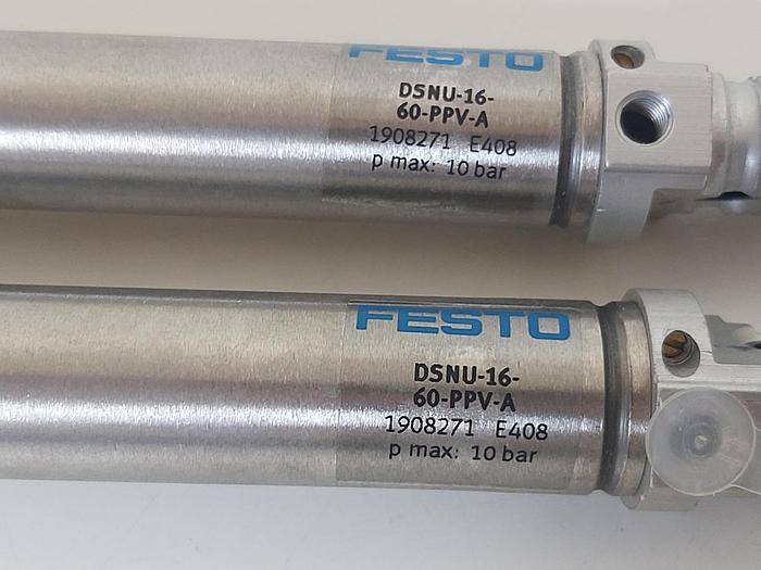 2 Stück Normzylinder, DSNU-16-60-PPV-A, 1908271, Festo neu