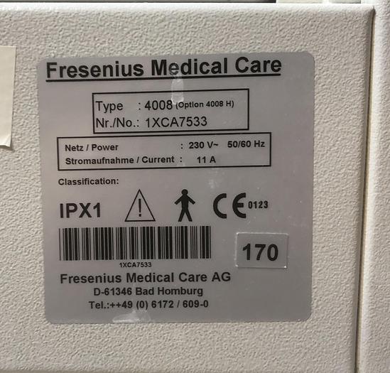 Gebraucht Fresinius-Dialyse-Gerät-4008 H-7533