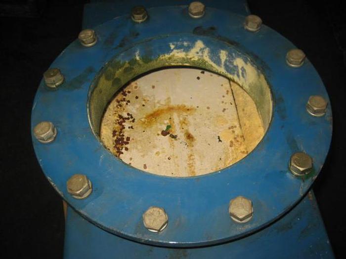 Used 12" WIDE X 48" LONG HENSLEY FABRICATING BELT CONVEYOR - DISCHARGE BOTH ENDS