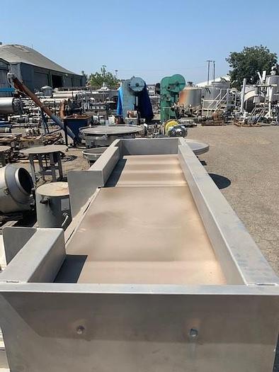 Used 24" Wide x 8' Long Inspection Conveyor