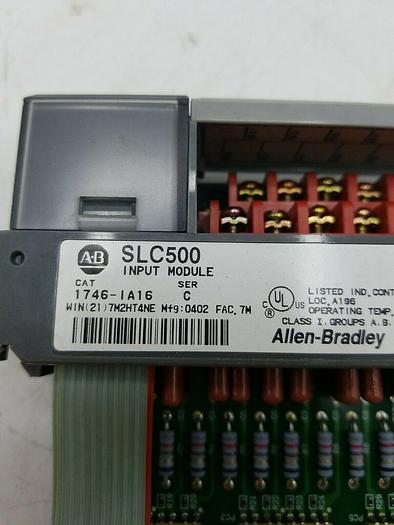 Used Allen-Bradley 1746-IA16 Ser C SLC 500, Input Module