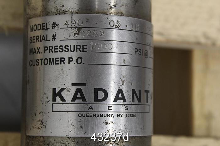 Used Kadant 490.05.10.06 Two-bank Canister Filter #43237