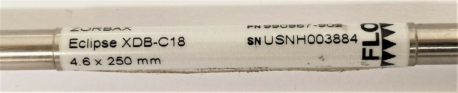 Used Agilent Zorbax XDB-C18 HPLC Column - 25 cm × 4.6 mm x 5µm