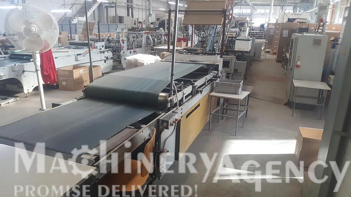 Used 1984 Bobst DOMINO 110-M Folder gluer