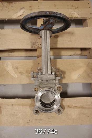 Used Velan 3" Hand Operated Knife Gate Valve #36774