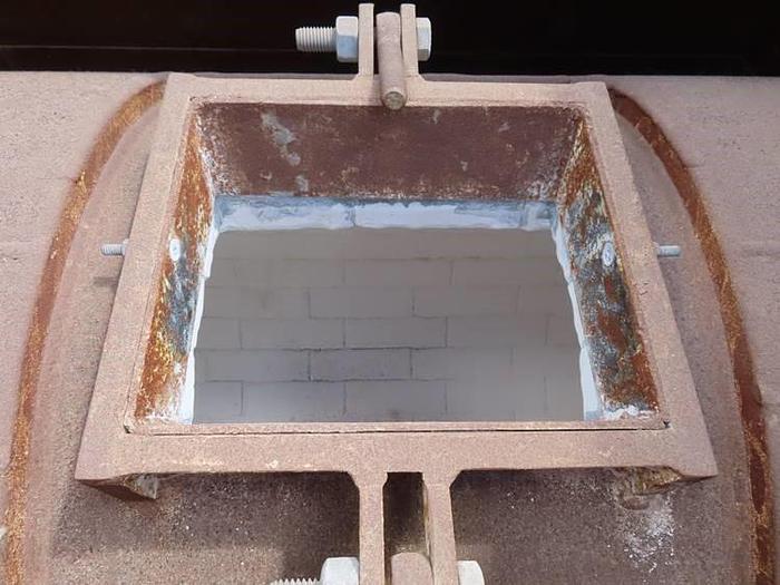 Used 24" x 36" PAUL O. ABBE PEBBLE MILL WITH DRY DISCHARGE SHROUD