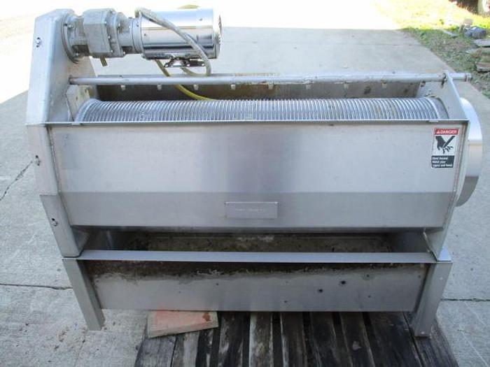 Used Lyco Sealed Drum Separator/Dewatering Reel; Md#SDS 15" dia x 48' long